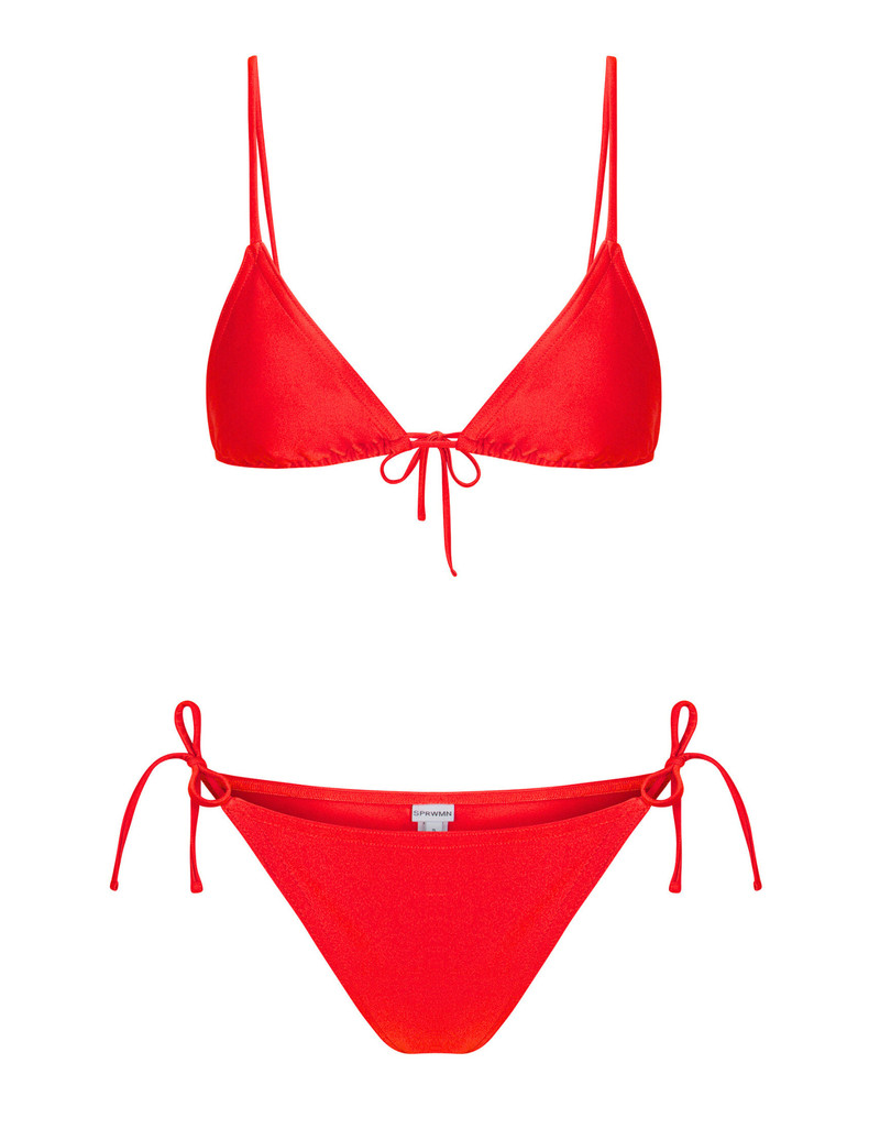 SPRWMN RED TRIANGLE BIKINI TOP outlook