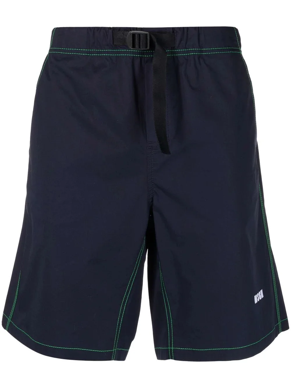 logo-print sports shorts - 1