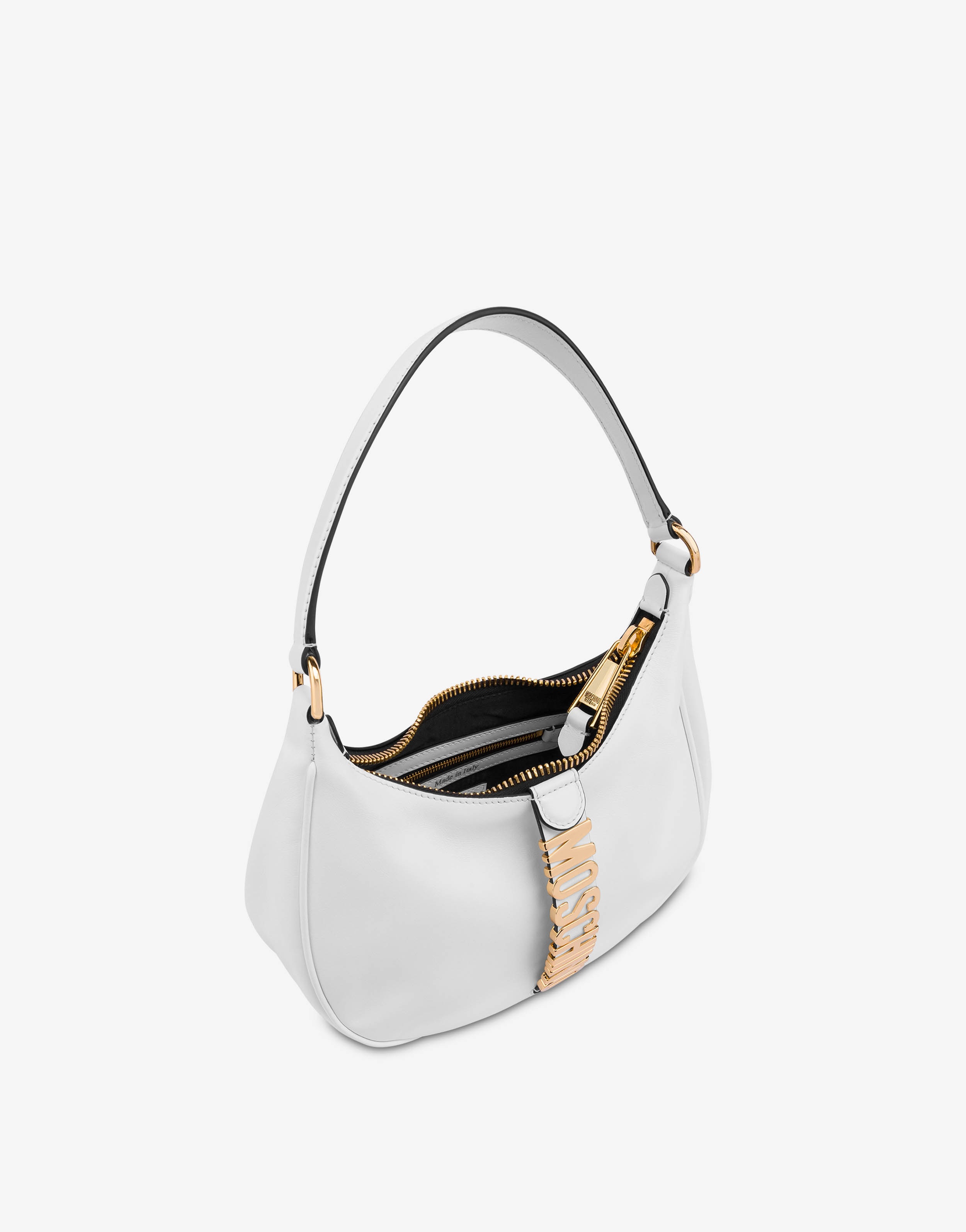 MOSCHINO BELT CALFSKIN HOBO BAG - 3