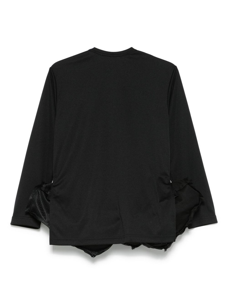Comme Des Garçons padded-hem top outlook