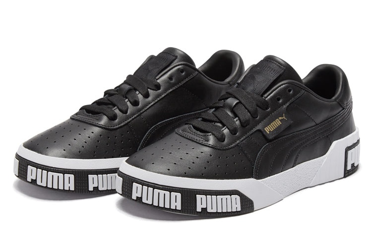 (WMNS) PUMA Cali Bold 'Black Metallic Gold' 370811-03 - 2