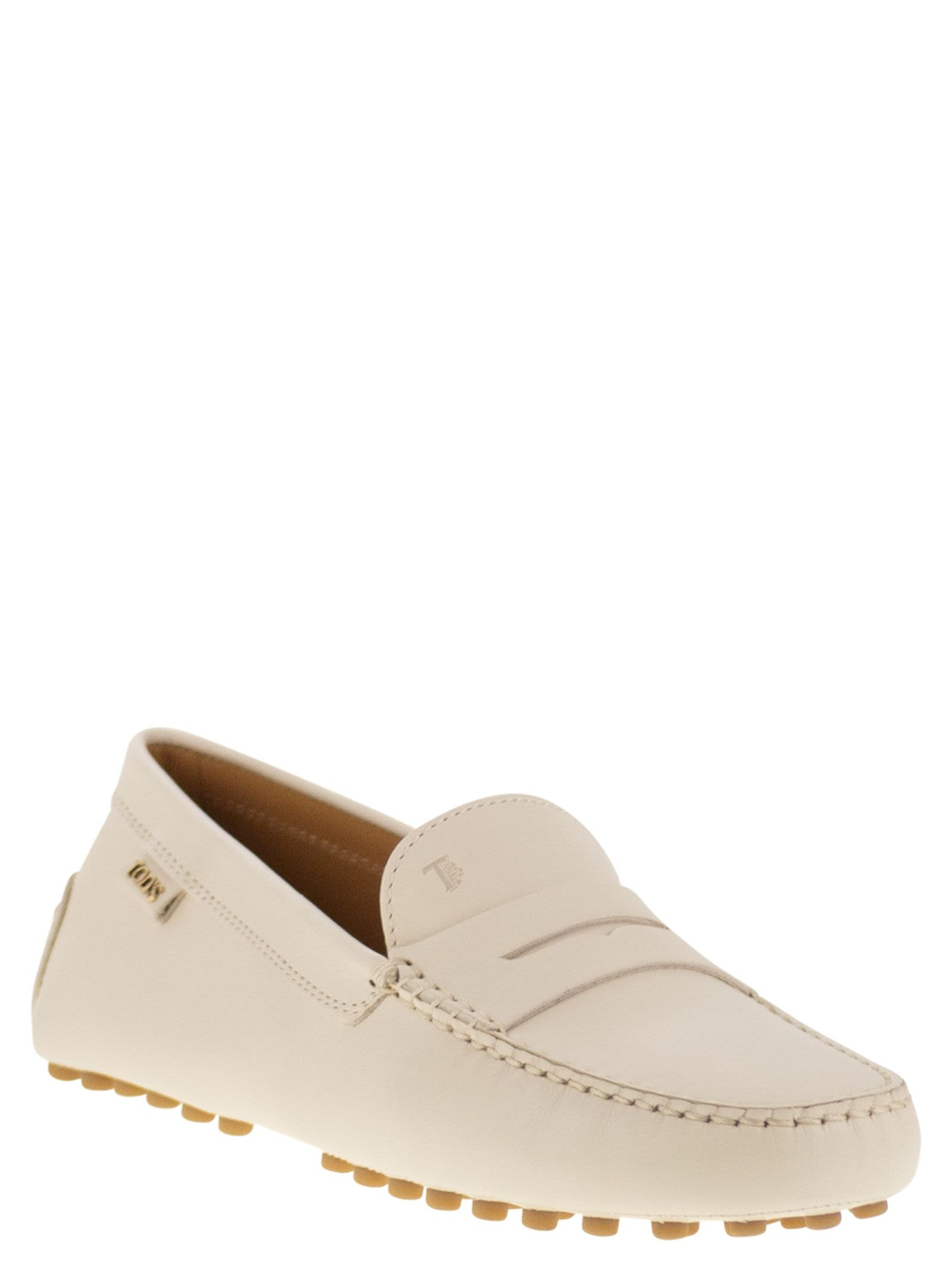 Tod's Women Leather Moccasin Rubber Sole - 2