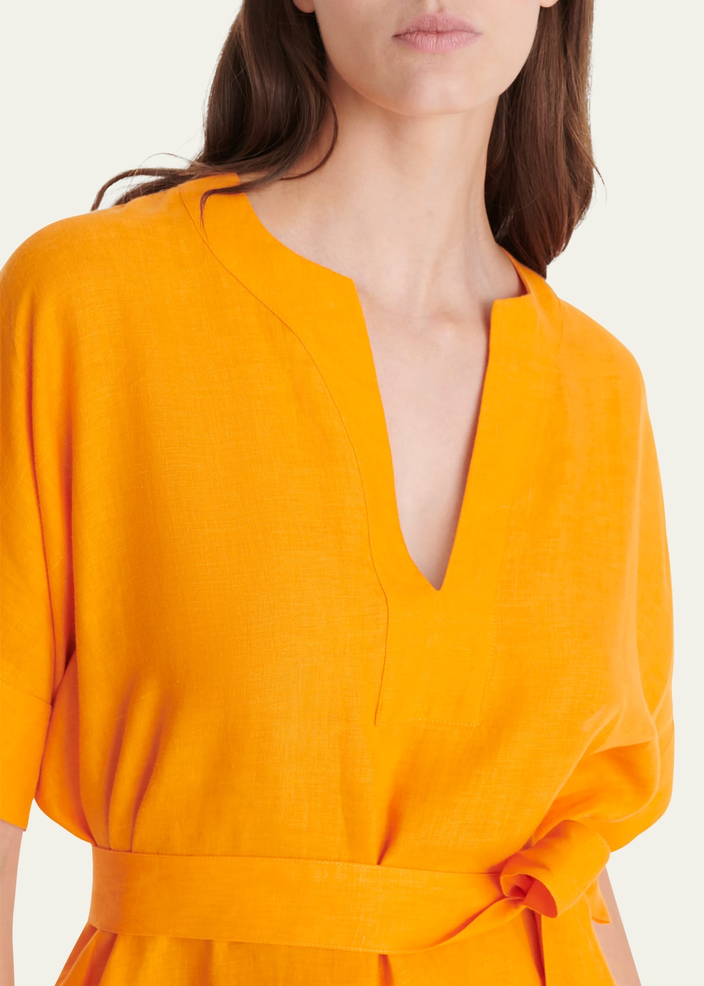 Bibi Linen Kaftan Coverup - 4