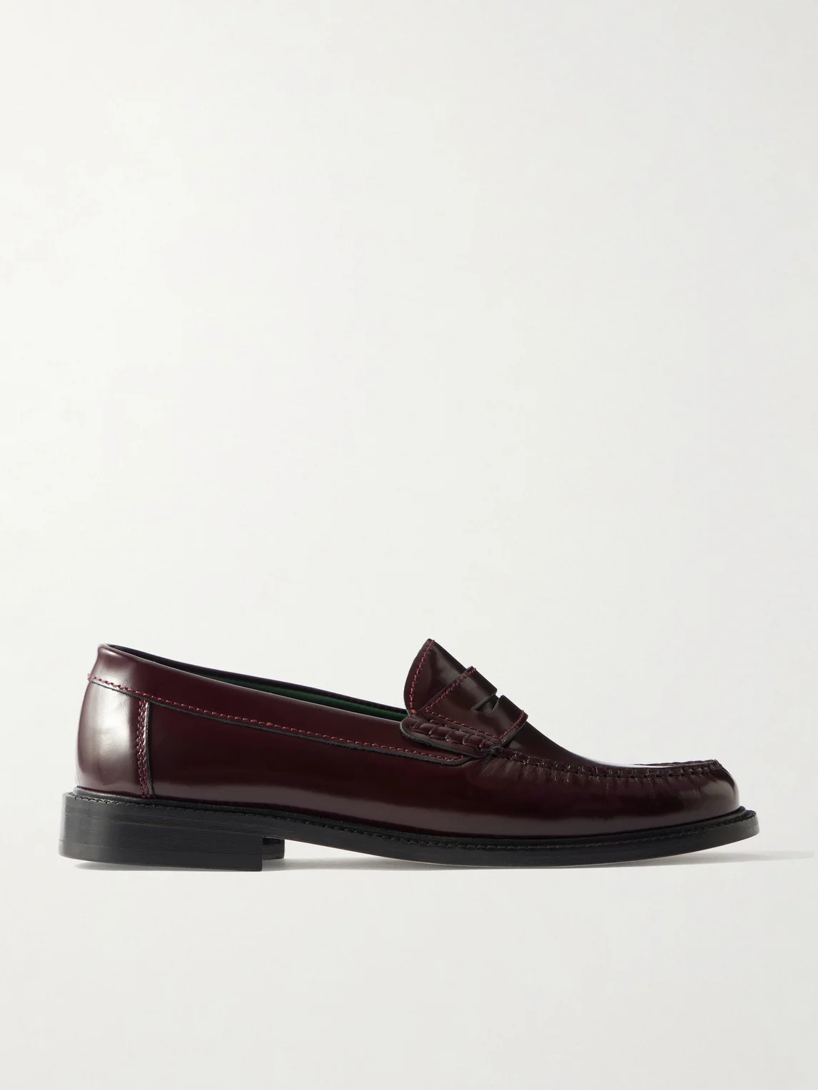 Yardee Polished-Leather Penny Loafers - 1