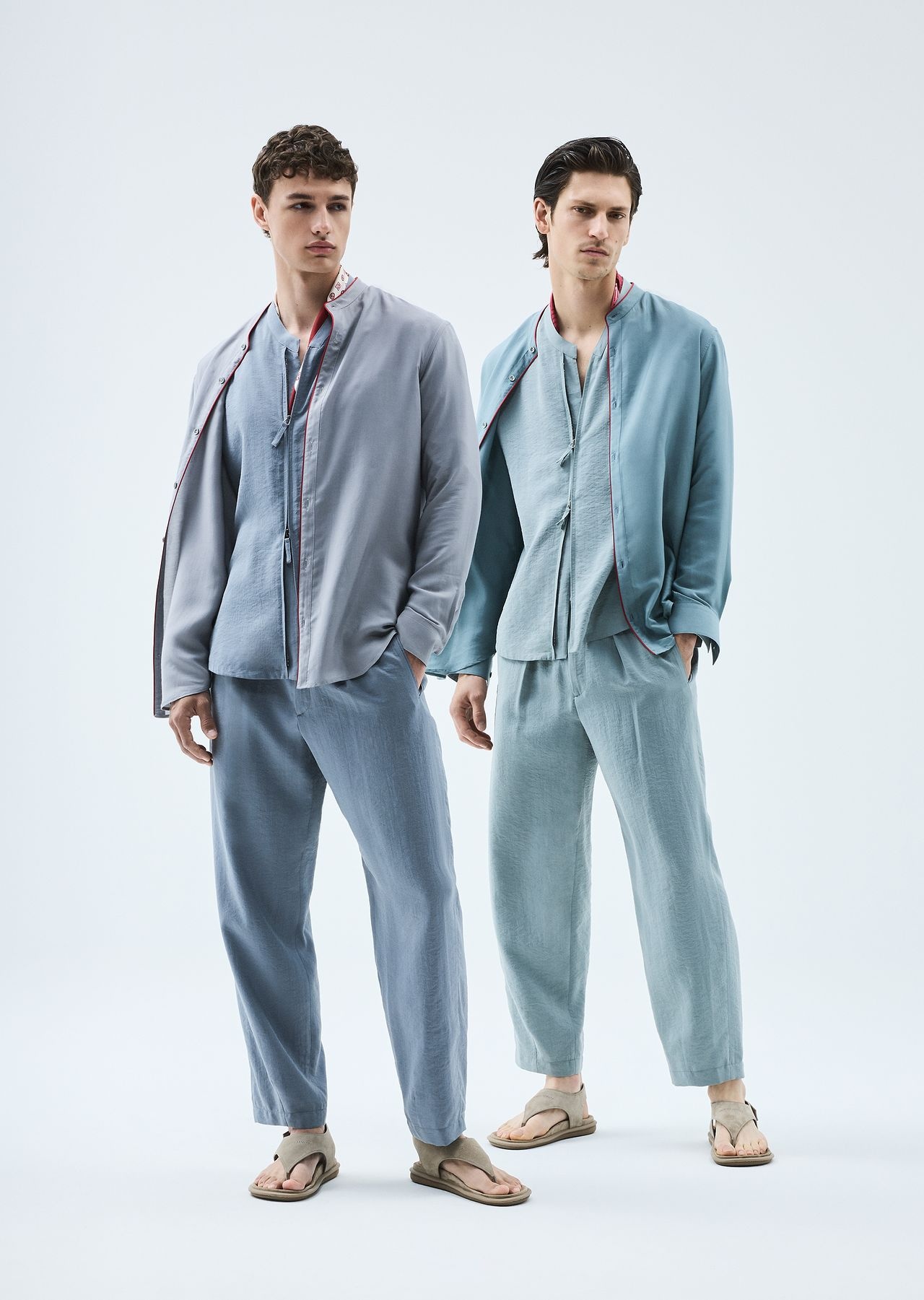 One-dart trousers in a silk-blend twill - 6