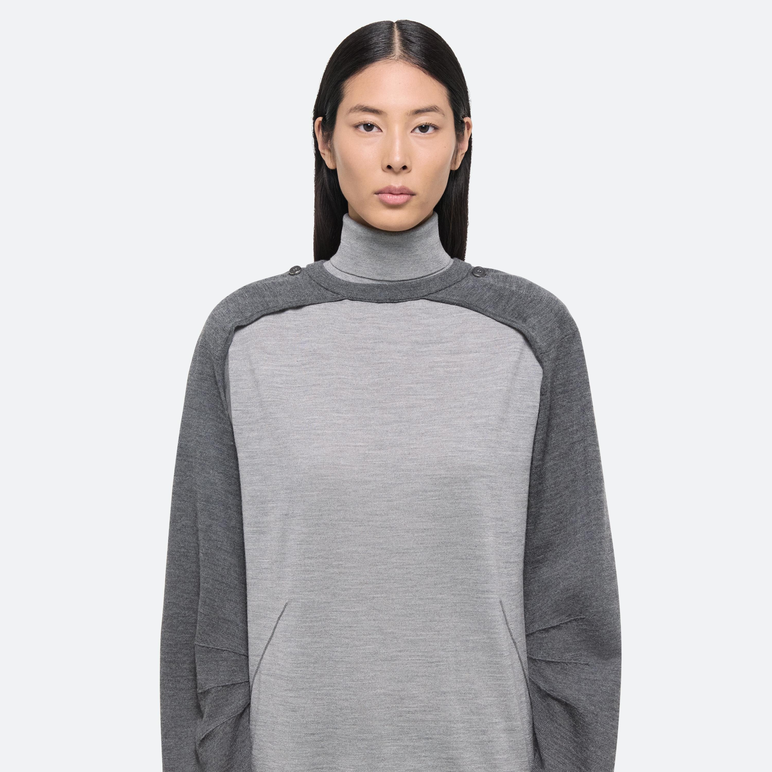 APEX SHRUG TURTLENECK SWEATER - 6