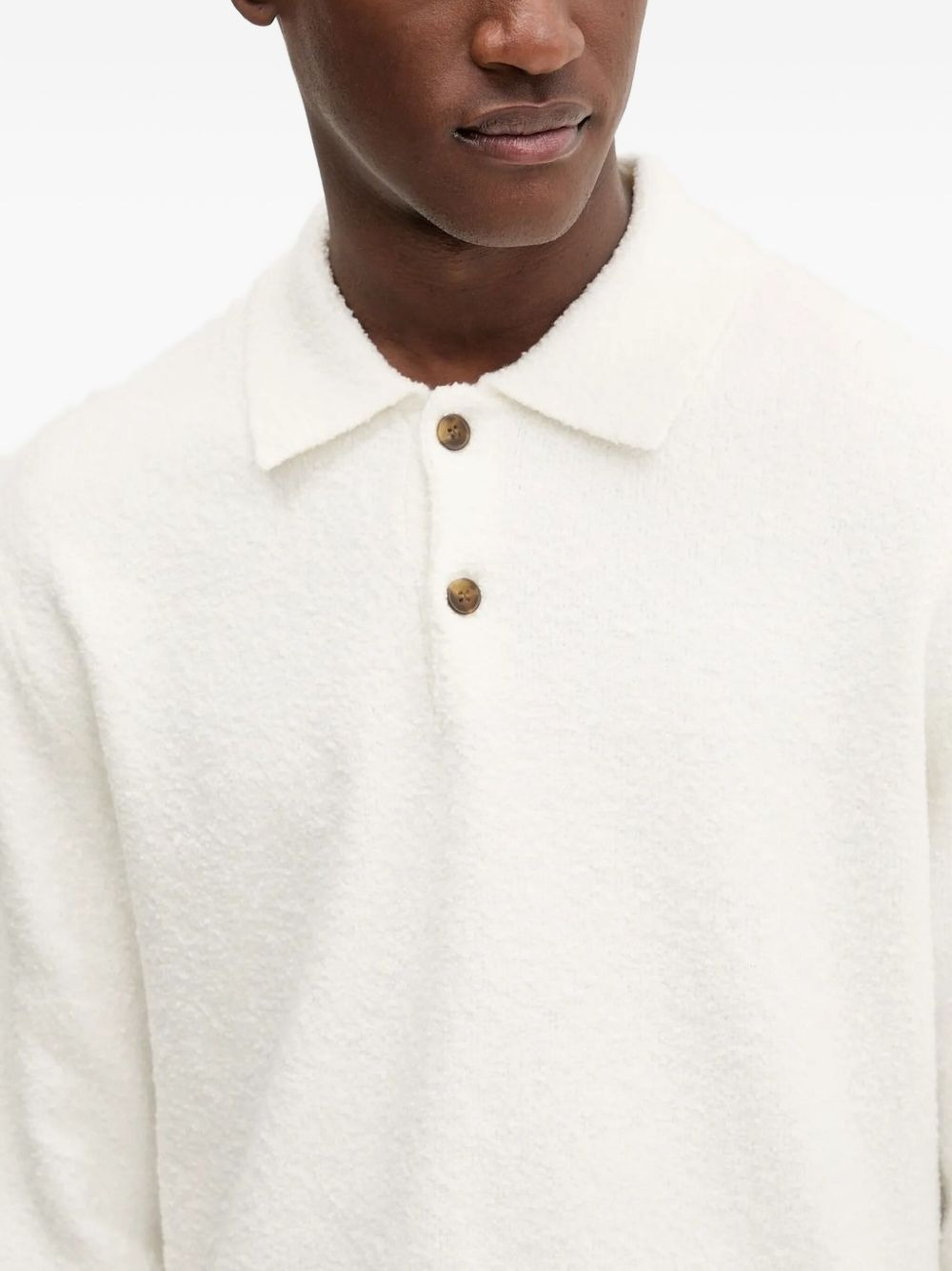 polo-collar jumper - 3