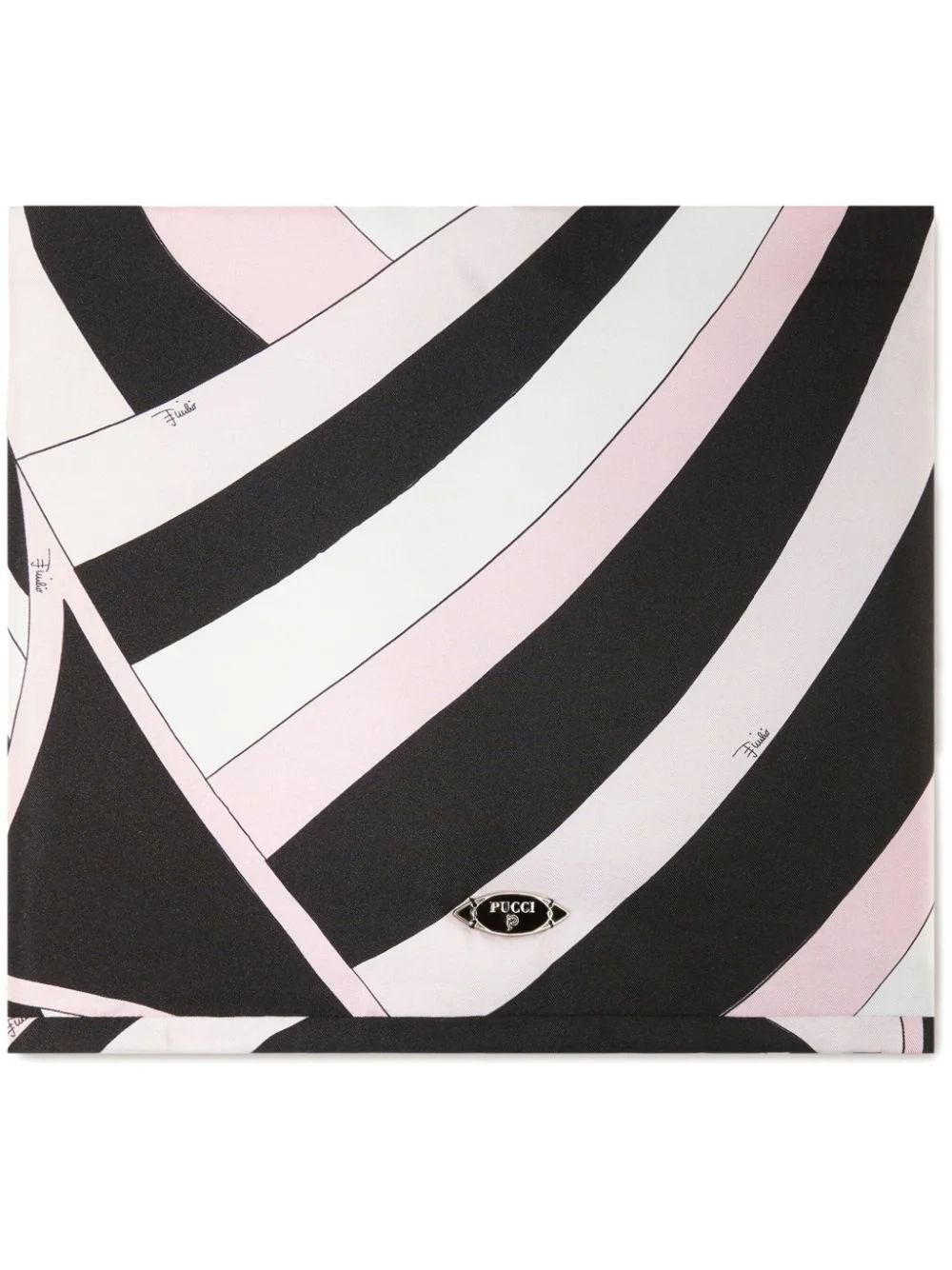 Iride-print silk scarf - 1
