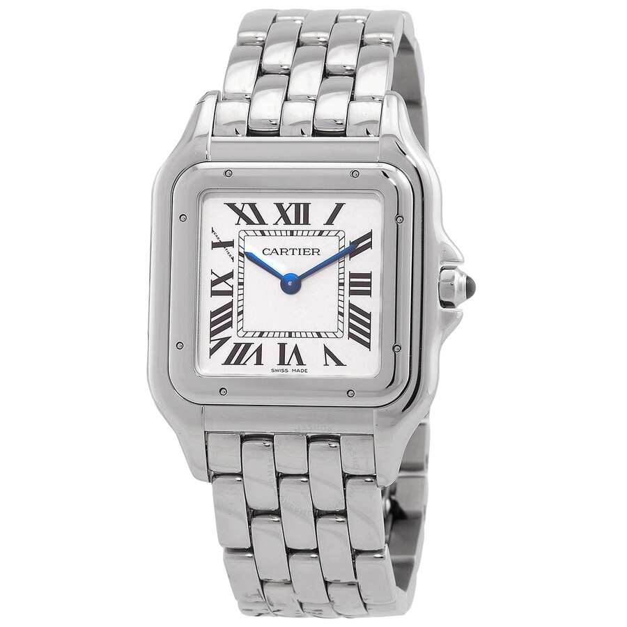 Pre-owned Cartier Panthère De Cartier Silver Dial Ladies Watch WSPN0011 - 1