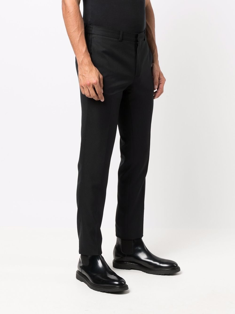 slim-fit suit trousers - 4