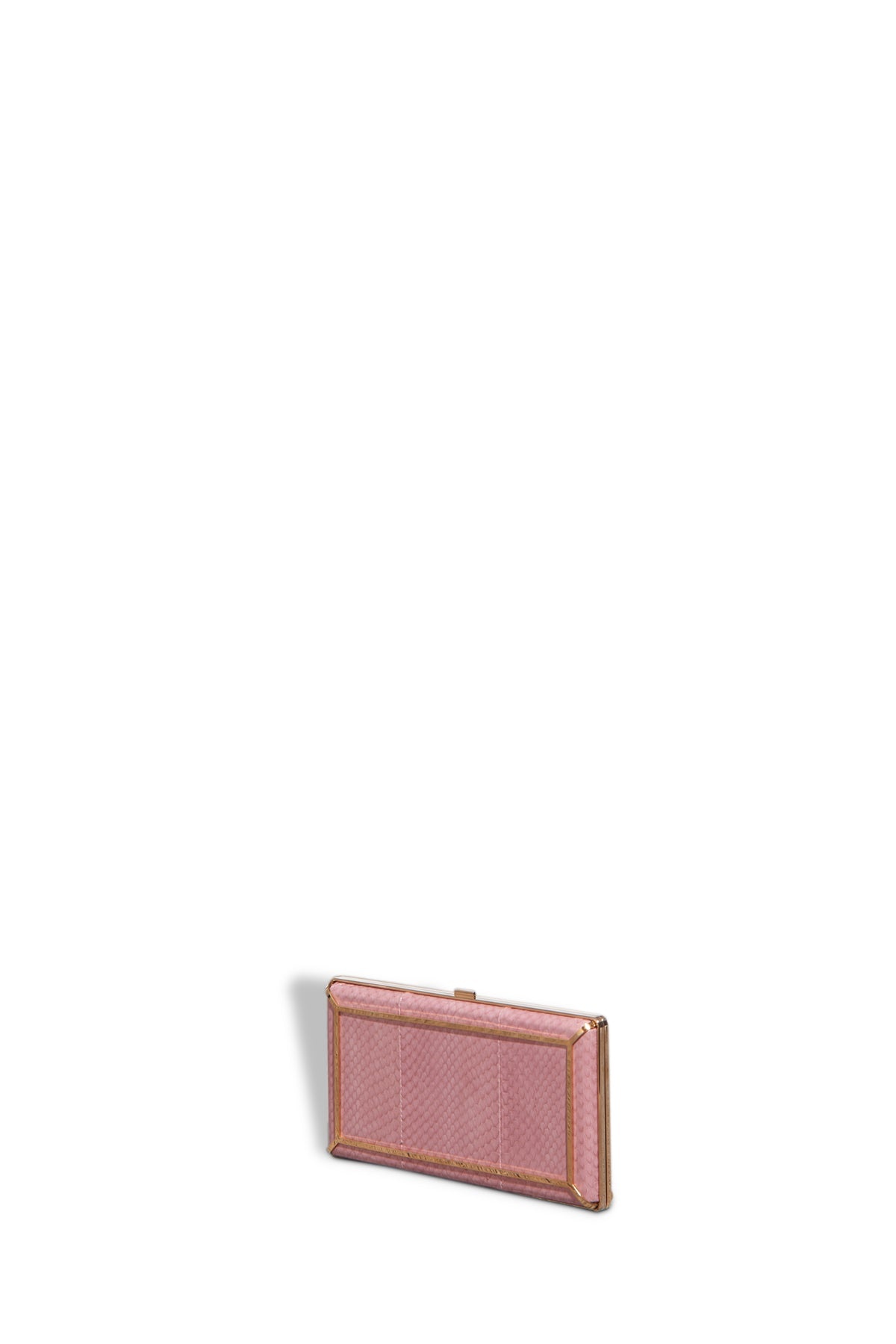 Callas Clutch in Pink Snakeskin - 2