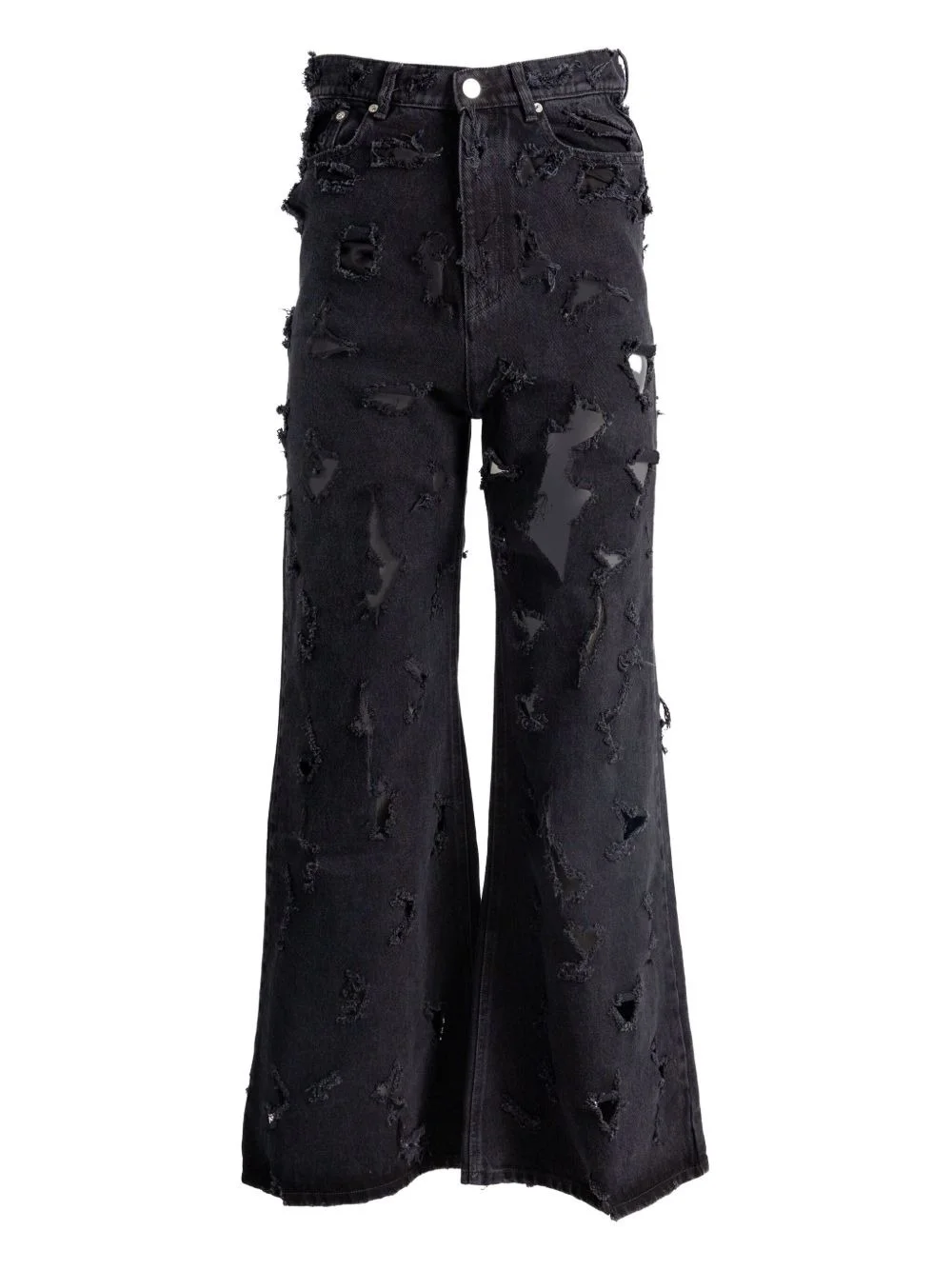 distressed-effect jeans - 1