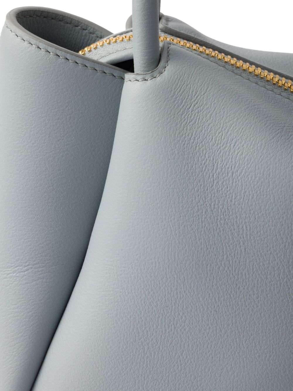 medium leather tote bag - 4