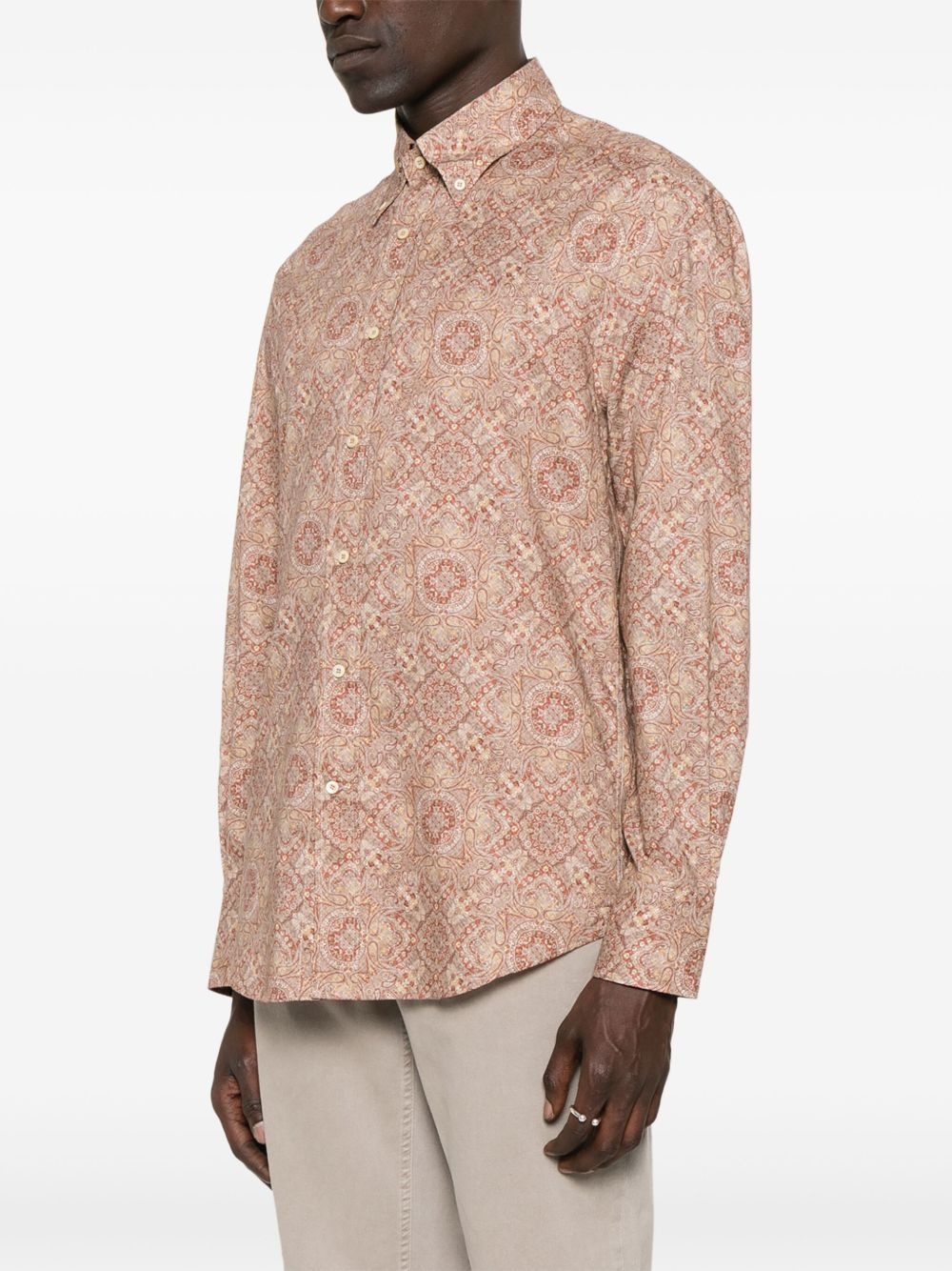 paisley-print shirt - 3