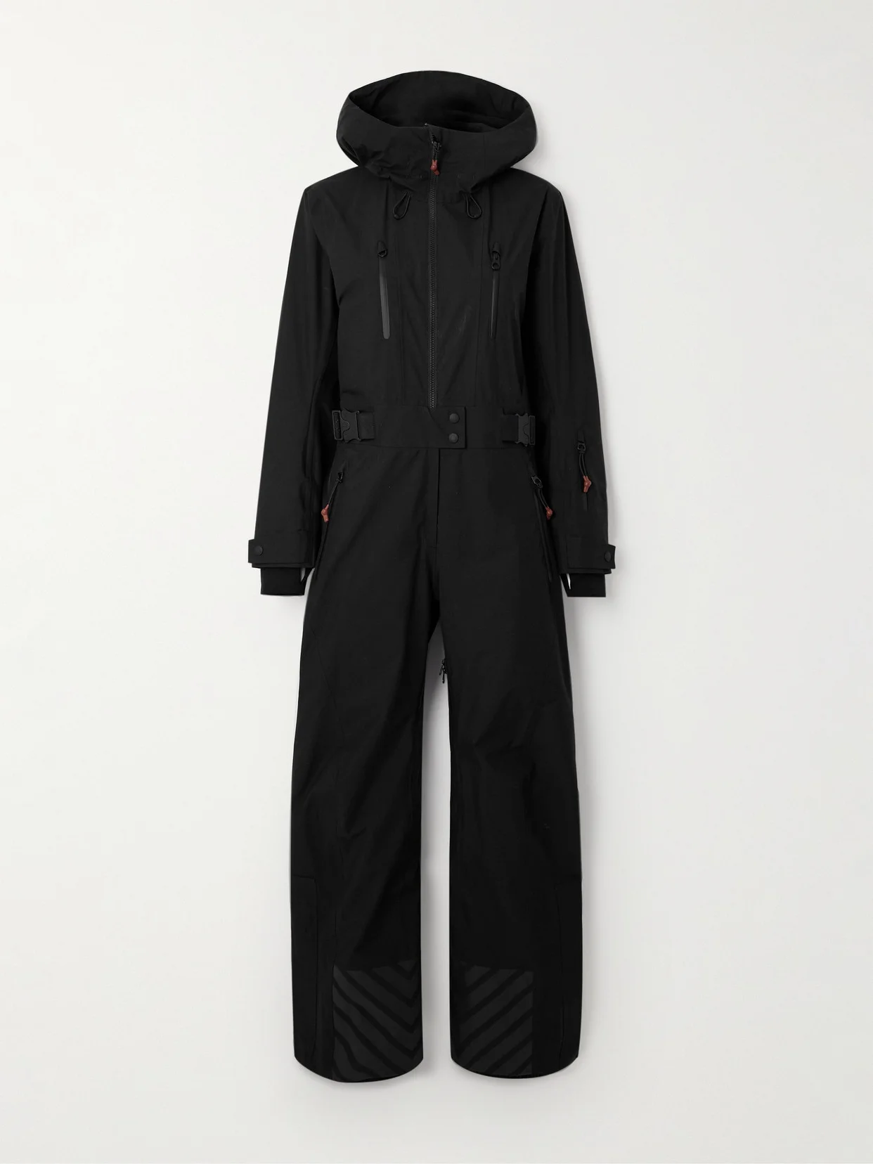 Belted Cotton-blend Ripstop Hooded Ski Suit - 1