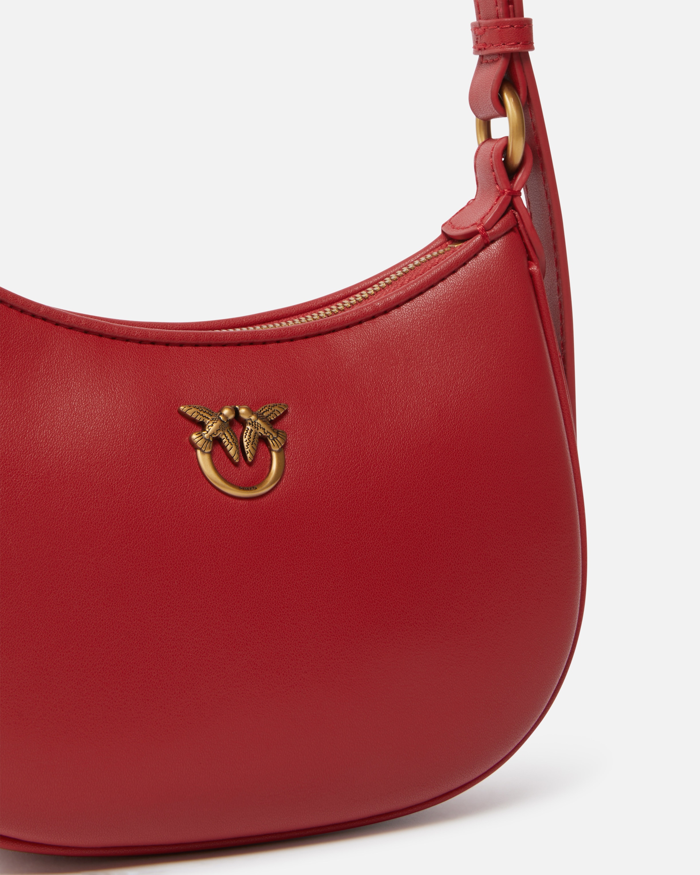 HALF MOON BABY LEATHER SHOULDER BAG - 3