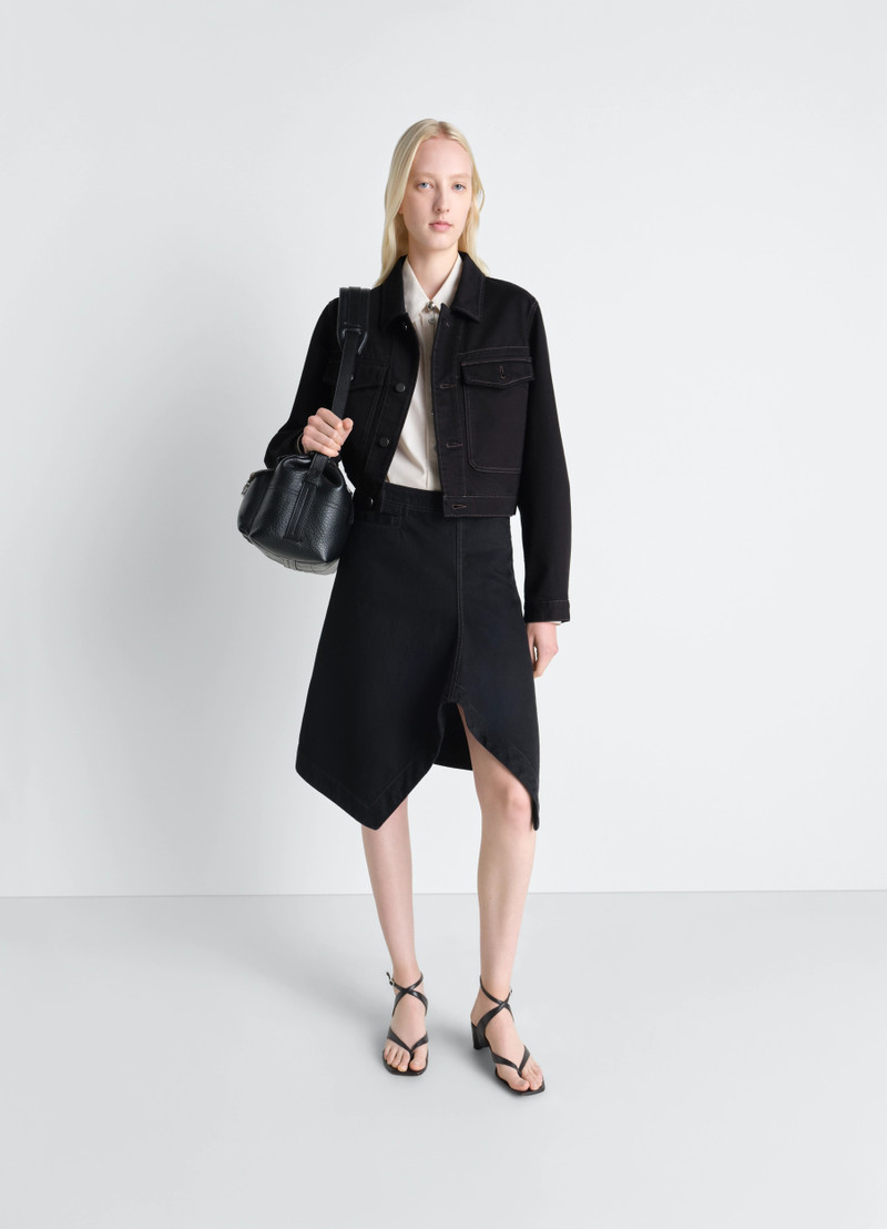 Lemaire ASYMMETRIC SKIRT IN DENIM outlook