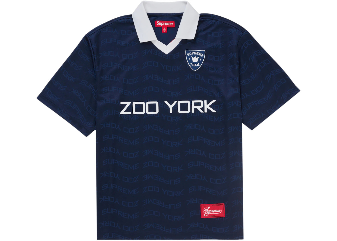 Supreme Zoo York Soccer Jersey Navy - 1