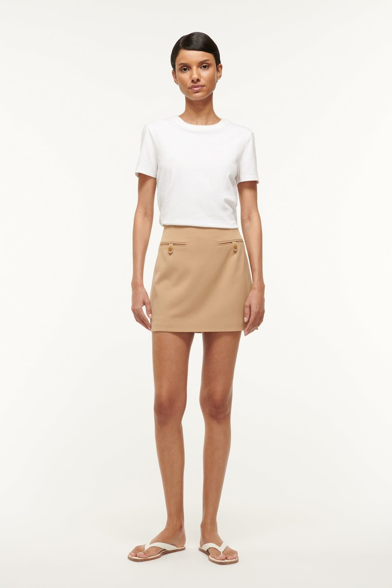 STAUD STAUD ANNETTE SKIRT CAMEL outlook
