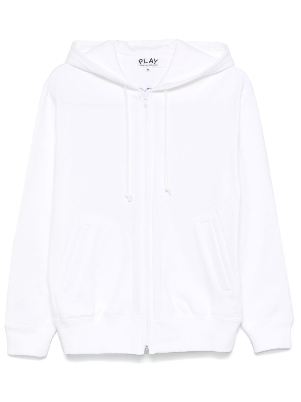signature heart-patch hoodie - 1