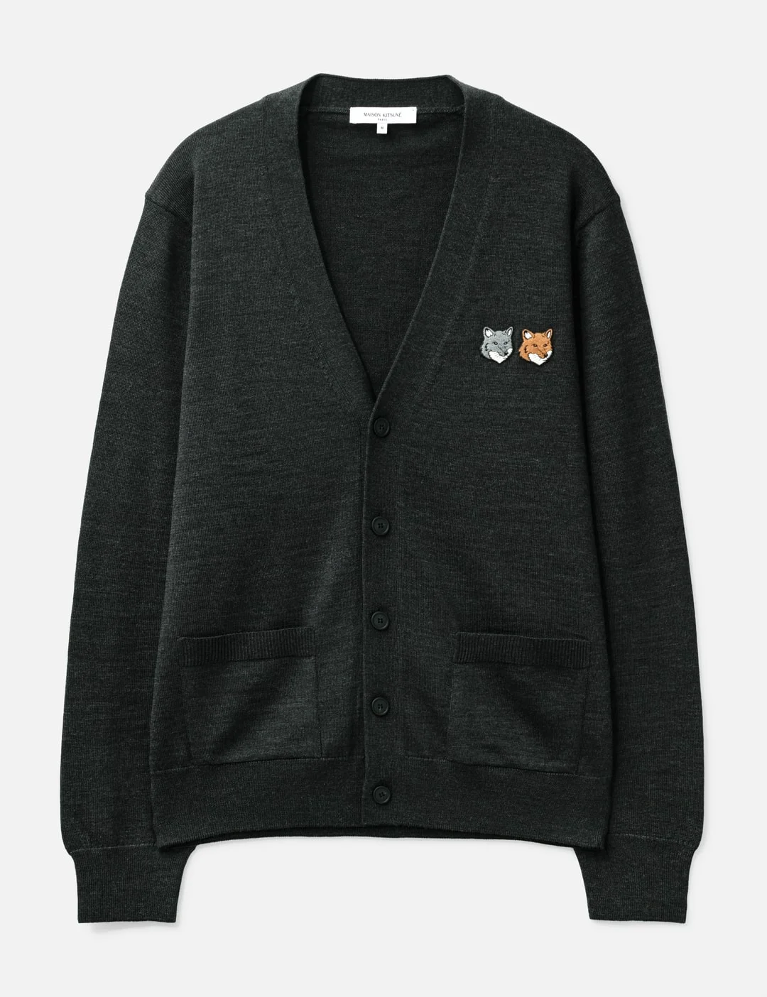 DOUBLE FOX HEAD REGULAR CARDIGAN - 1