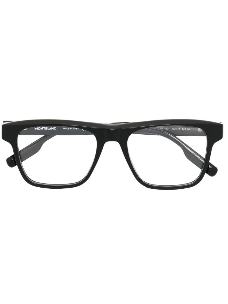 square-frame glasses - 1