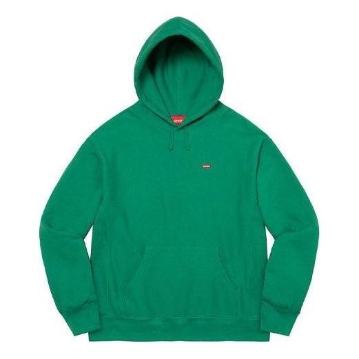 Supreme Small Box Hooded Sweatshirt 'Green Red' SUP-FW21-246 - 1