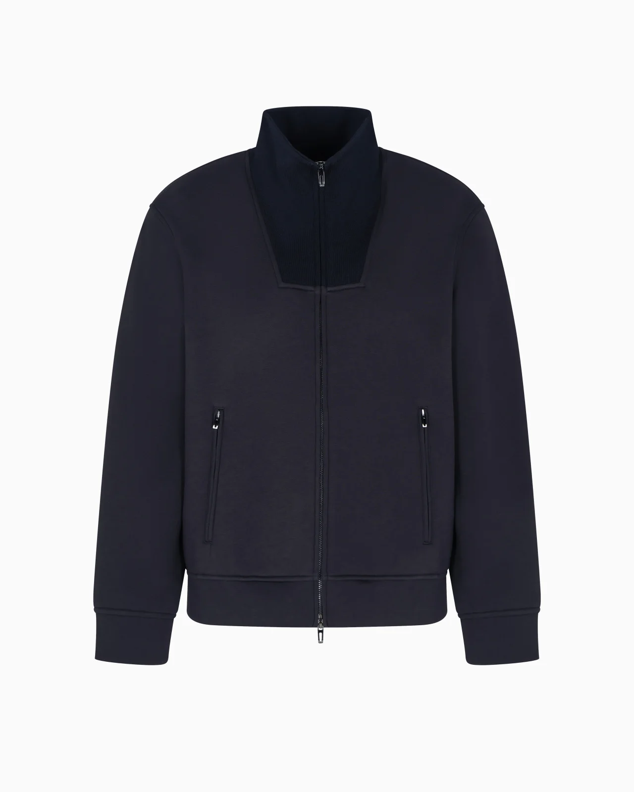 TRAVEL ESSENTIALS FULL-ZIP SWEATSHIRT IN DOUBLE JERSEY - 1