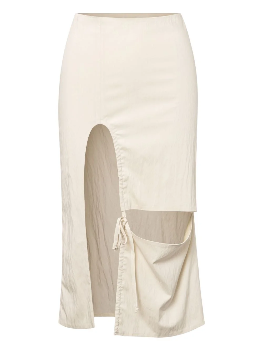 double slit midi skirt - 1