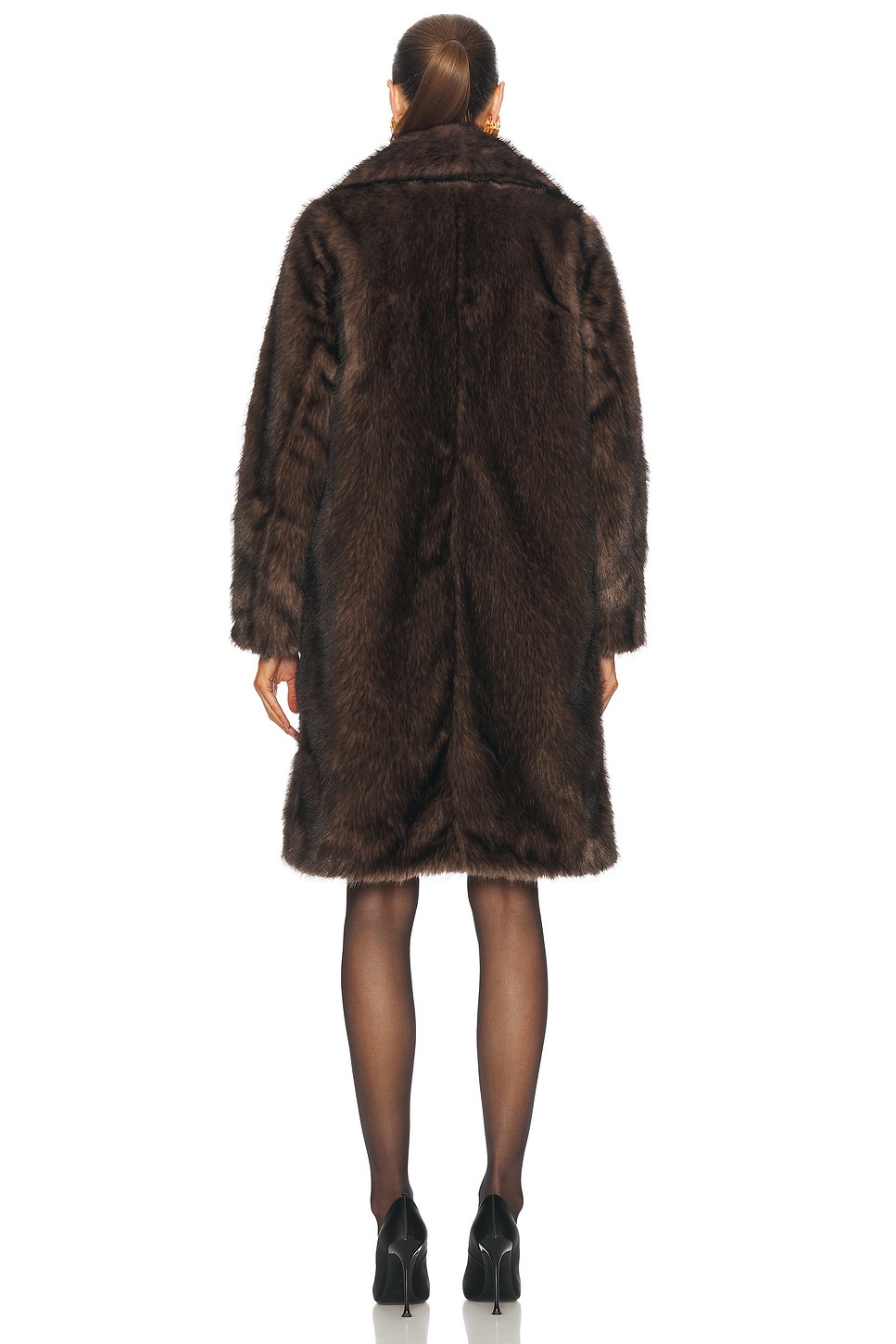 Evita Faux Fur Coat - 4