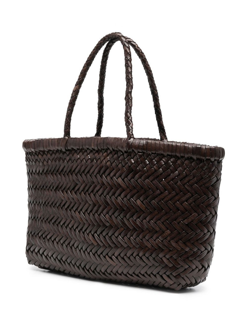 woven leather tote bag 3