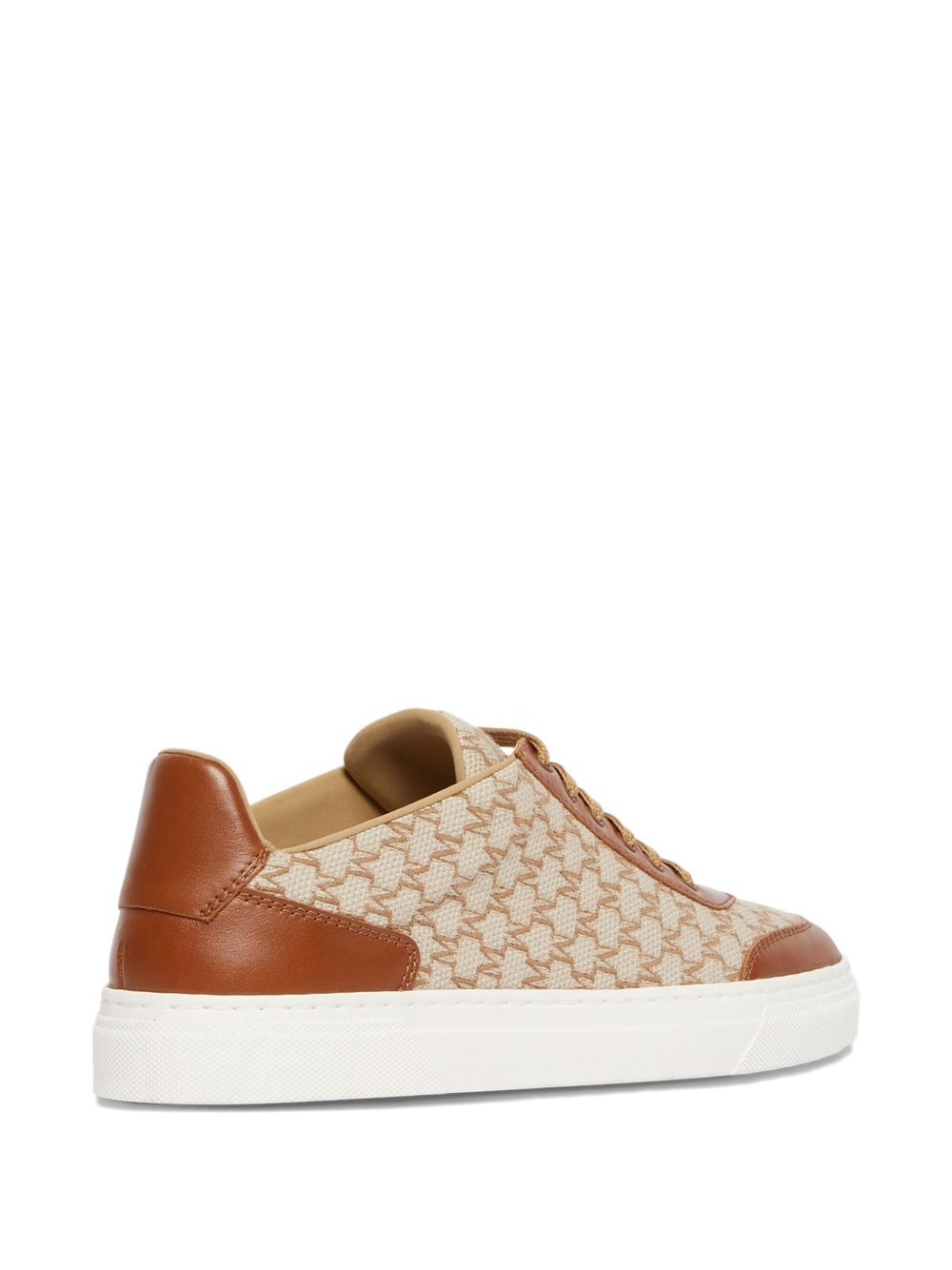 monogram panel sneakers - 3