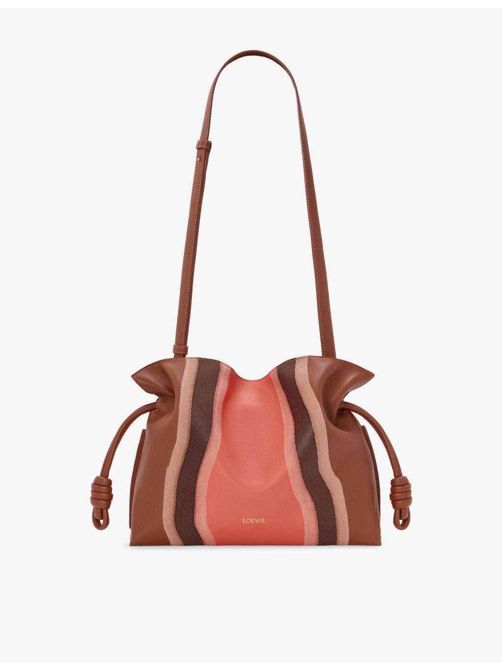 Flamenco Medium Leather Clutch Bag - 6