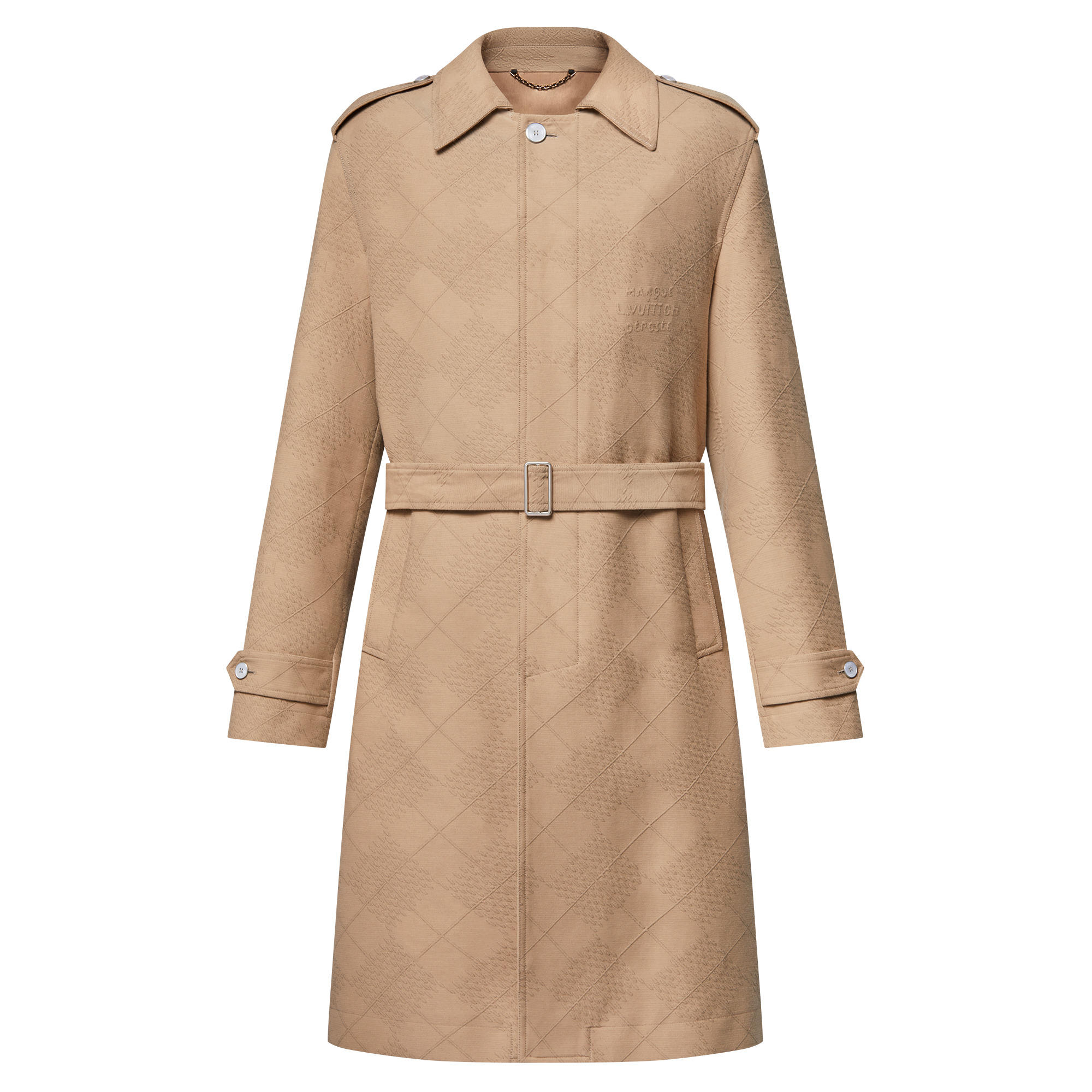 Cotton-Silk Blend Trench - 1