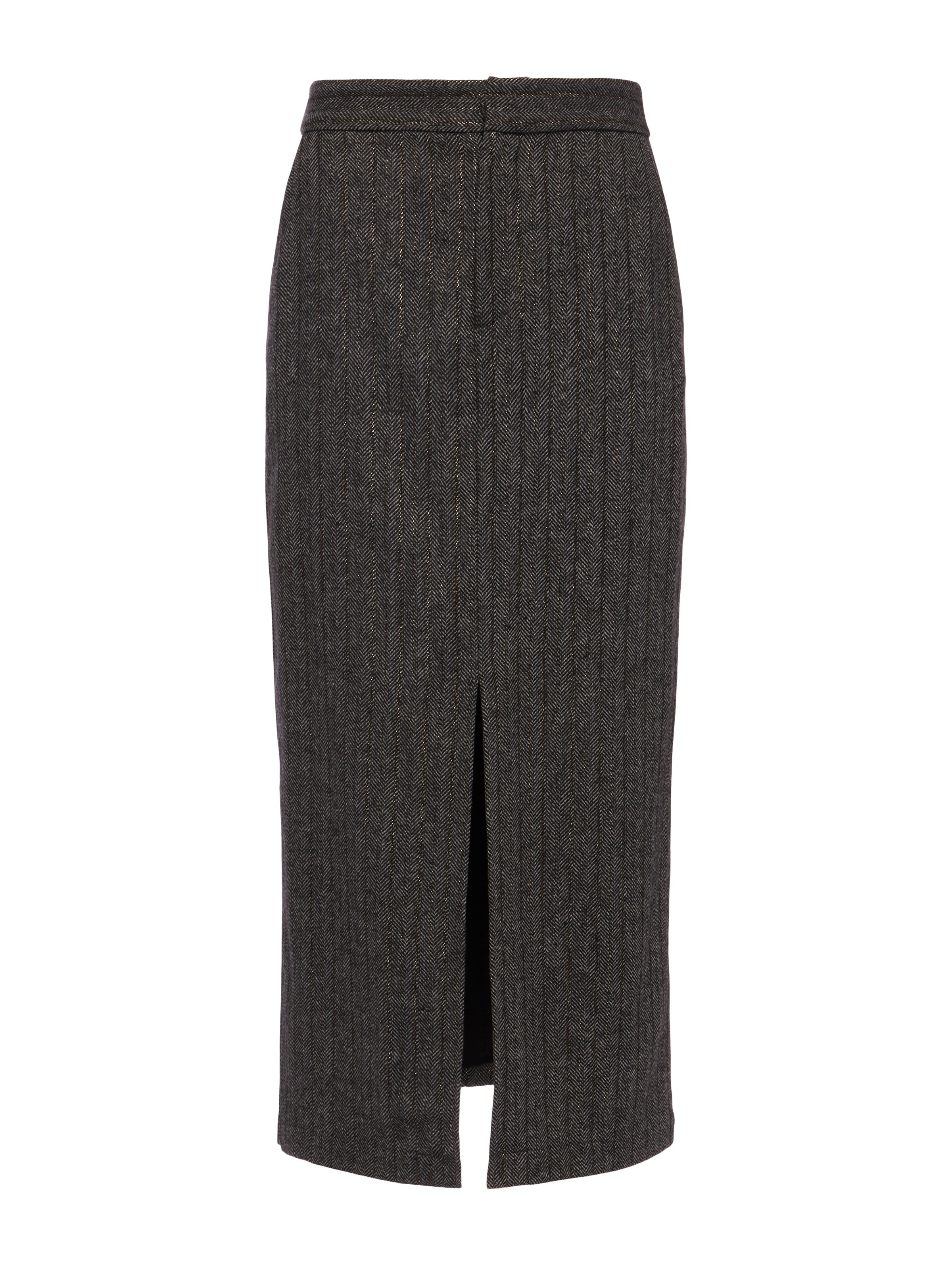 Madonna Pinstriped Midi Skirt - 1