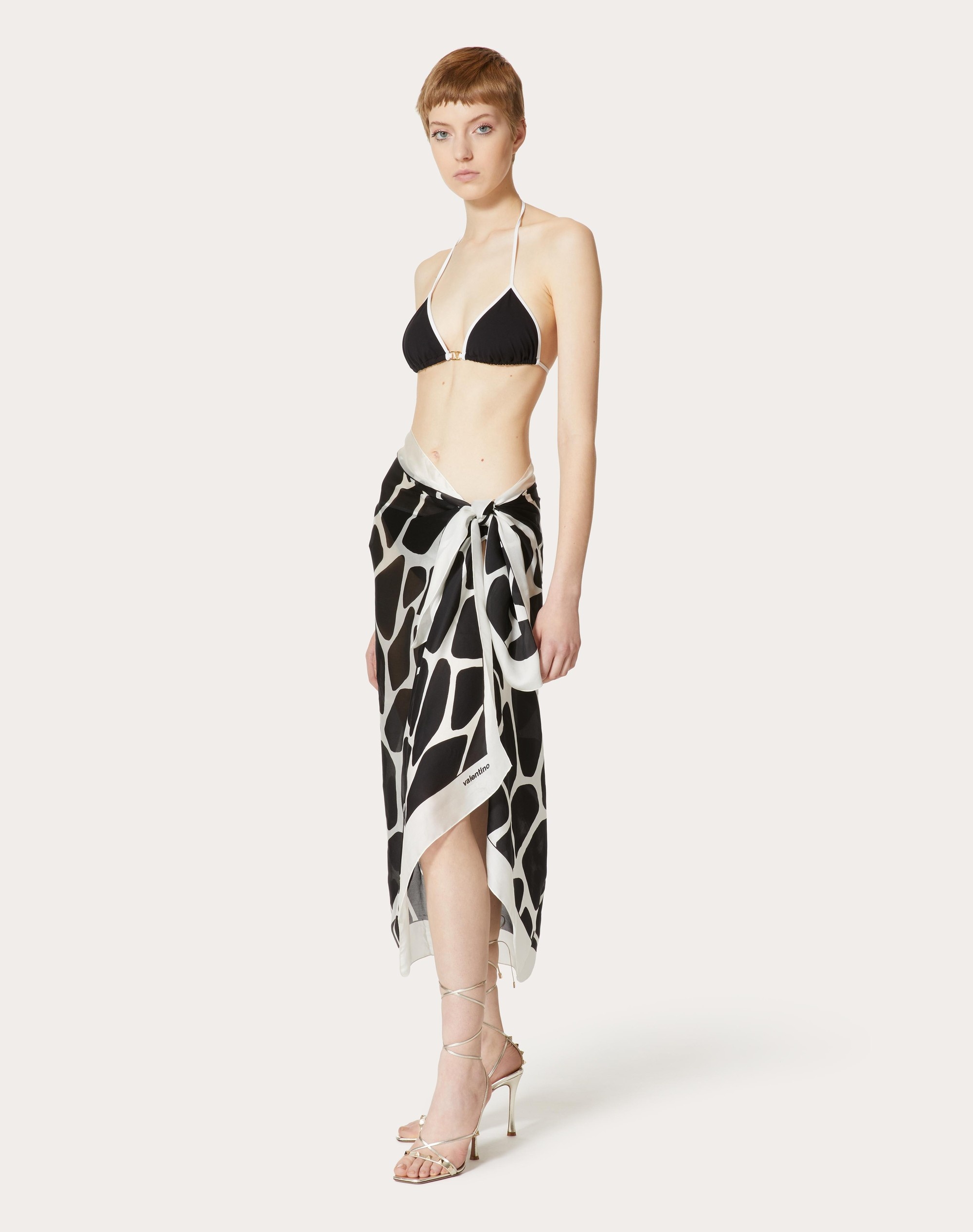 GIRAFFA RE-EDITION PRINT SILK SARONG - 4