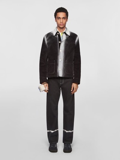 Marni SINGLE-BREASTED JACKET IN LIGHT CORDURA WITH AIRBRUSHED DETAILS outlook