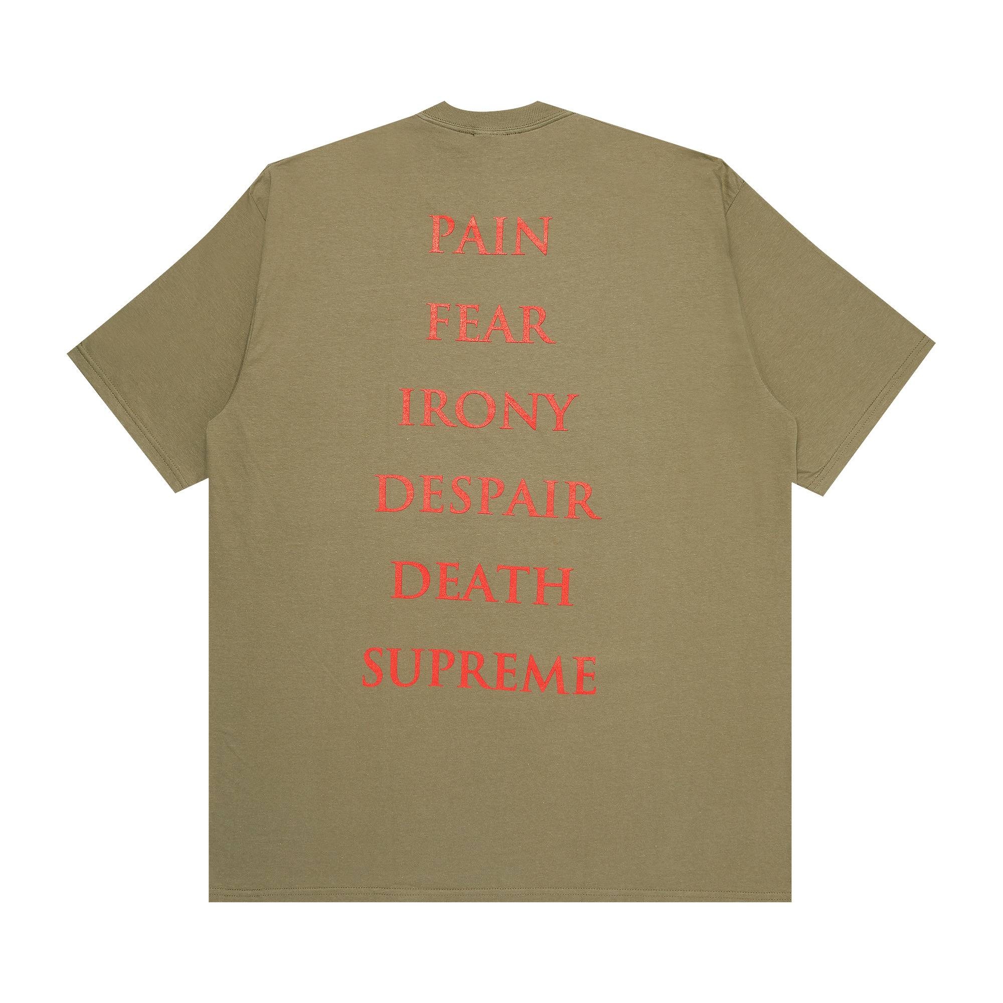 supreme ザ・クロウ tシャツ オリーブ M Supreme Supreme x The Crow Tee 'Light Olive' | REVERSIBLE