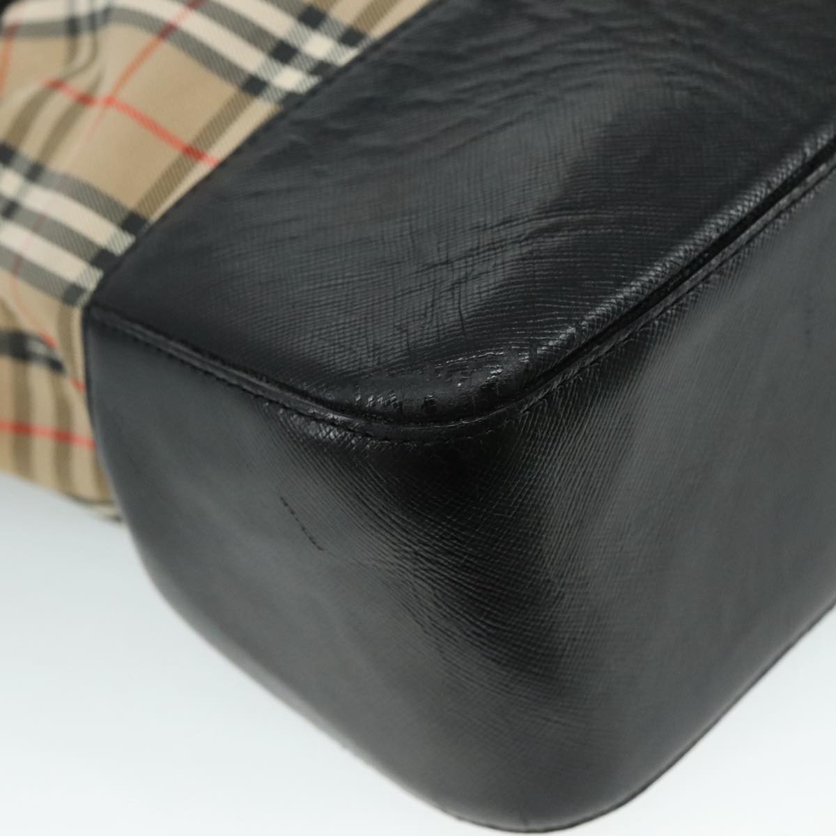 Burberry Nova Check Tote Bag Canvas Beige - 16