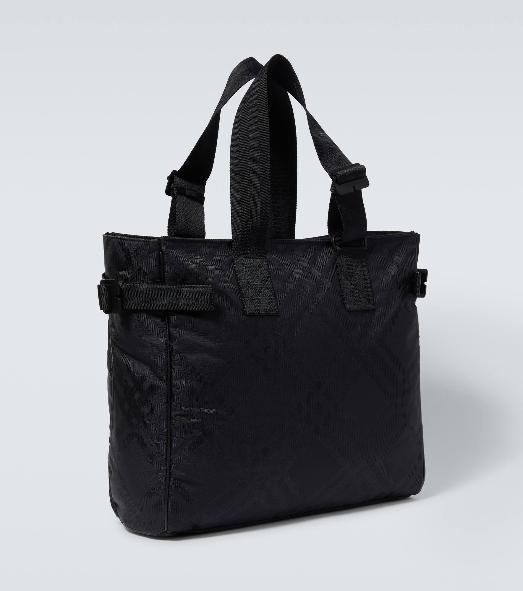Burberry Check jacquard tote bag - 5