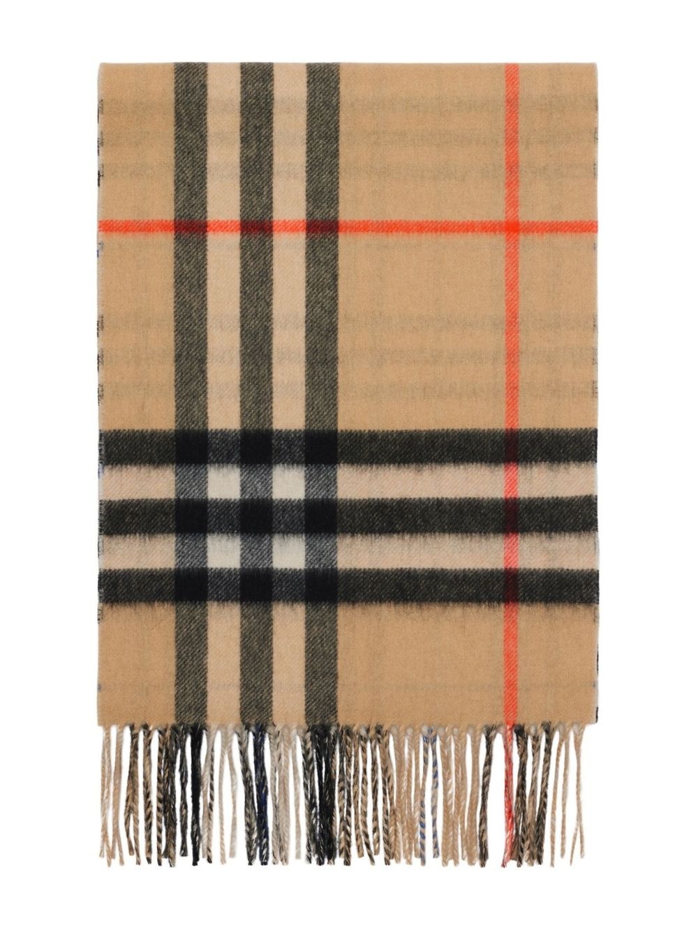reversible cashmere scarf - 1