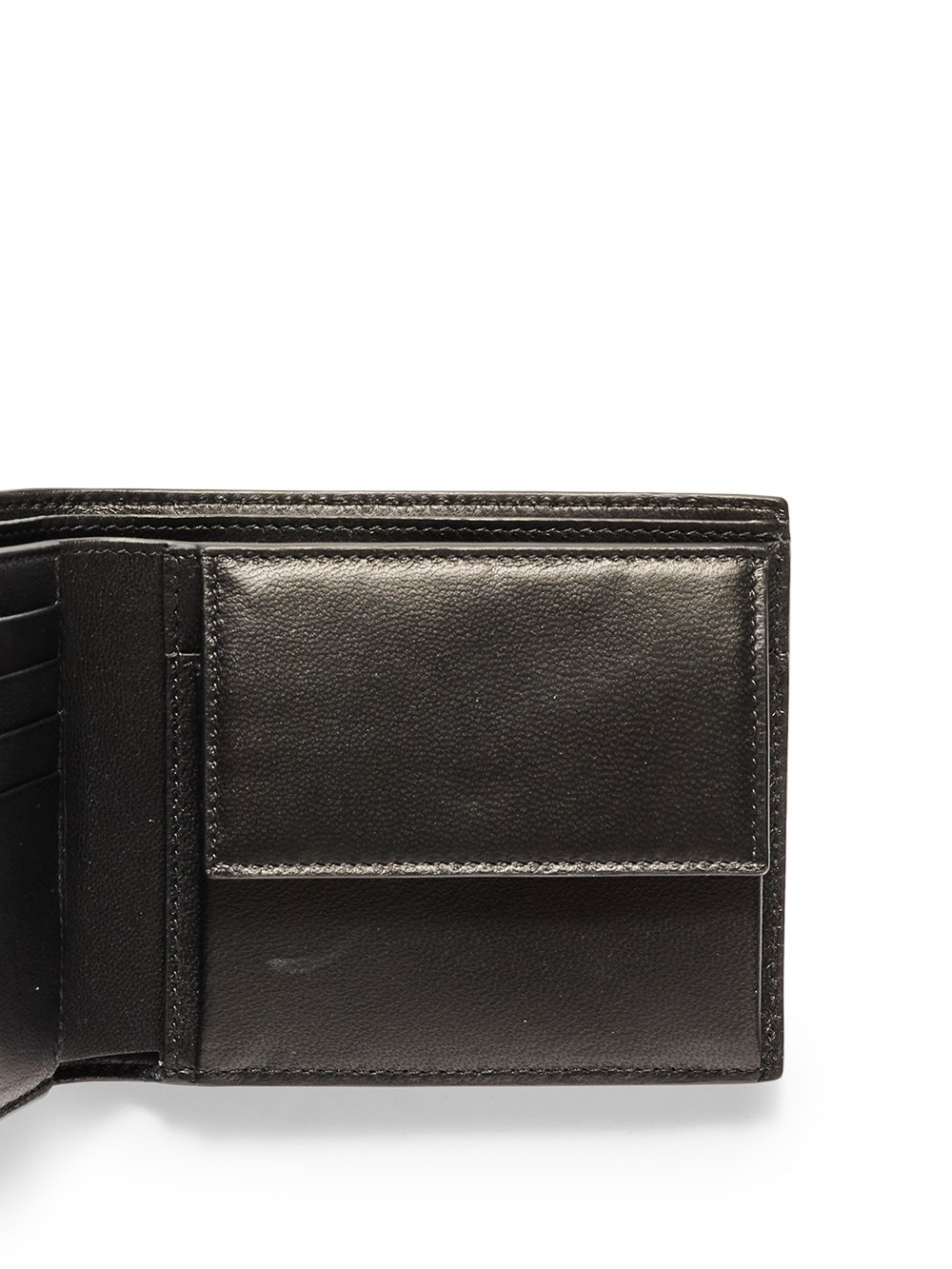 Square Folded Coin Wallet Black - 3