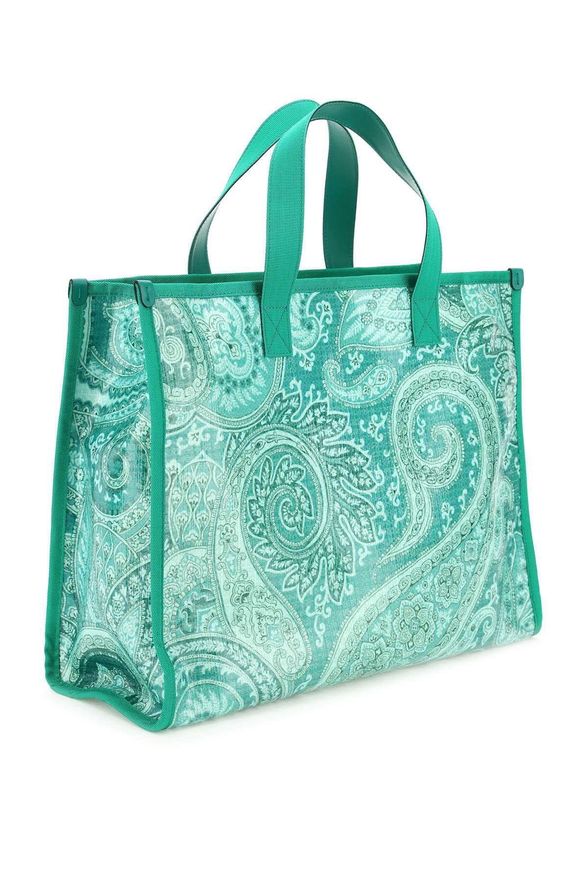 BANDANA PRINT SHOPPING BAG - 2