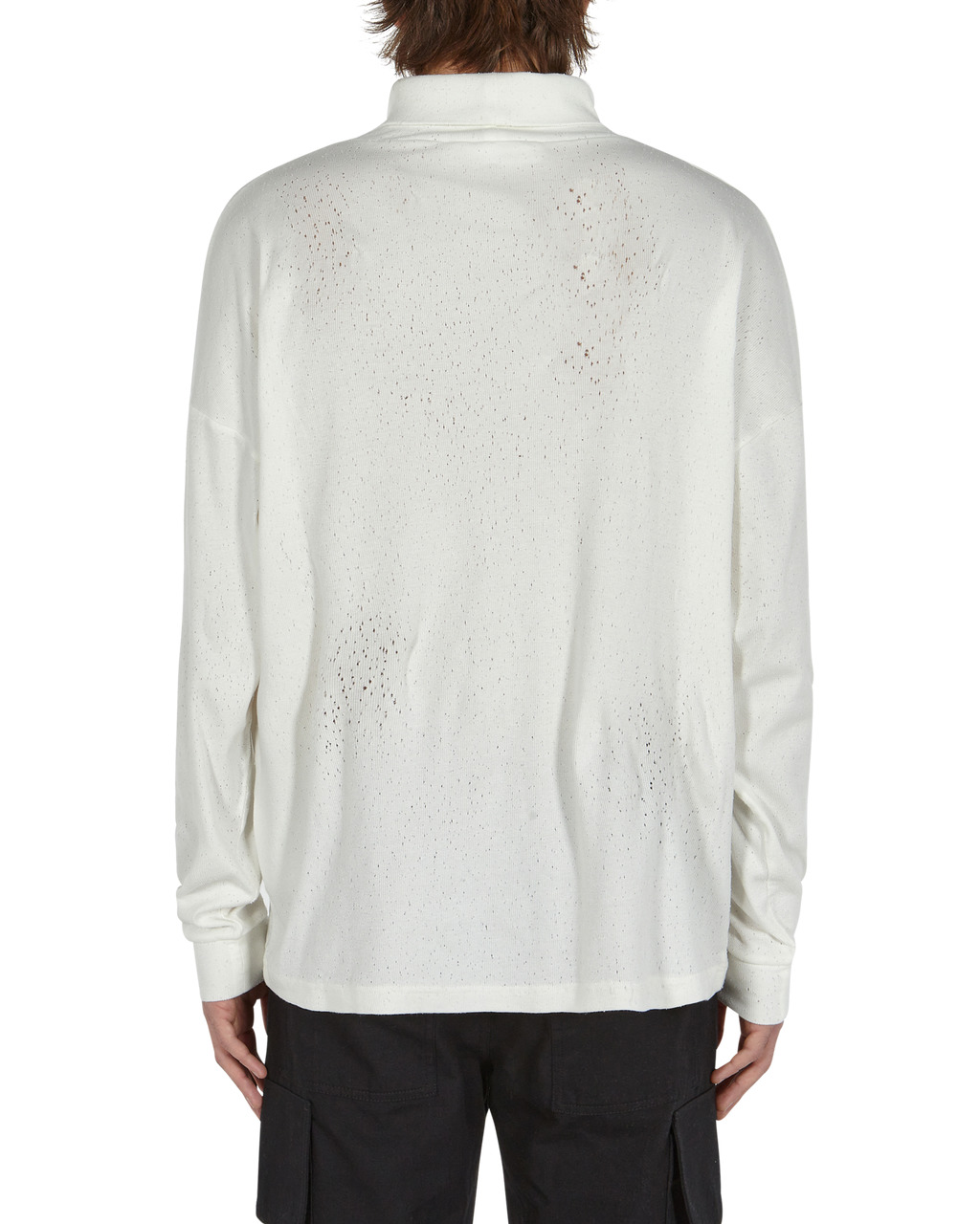 DISTRESSED ROLL NECK - 5