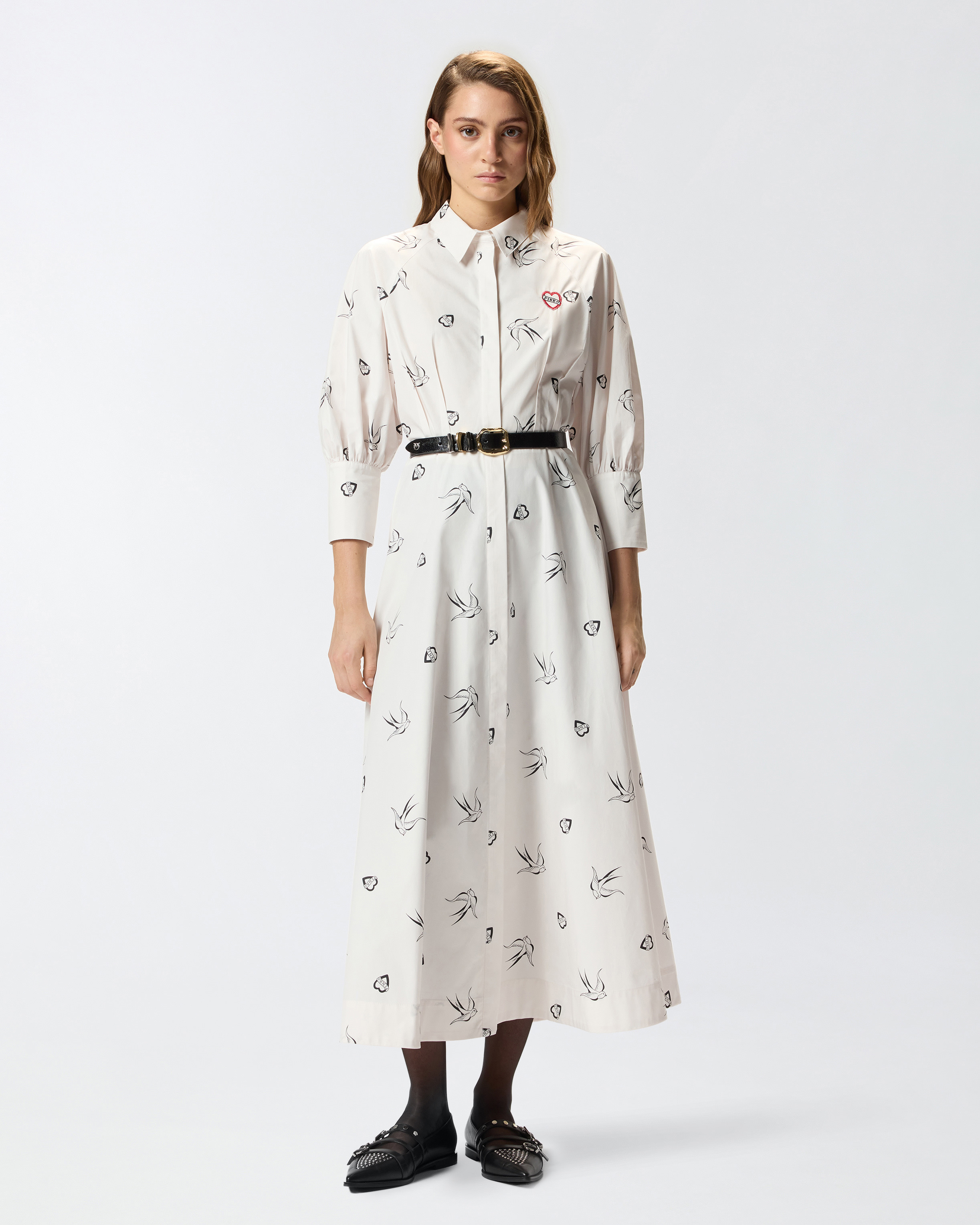 TATTOO-PRINT SHIRT DRESS - 3