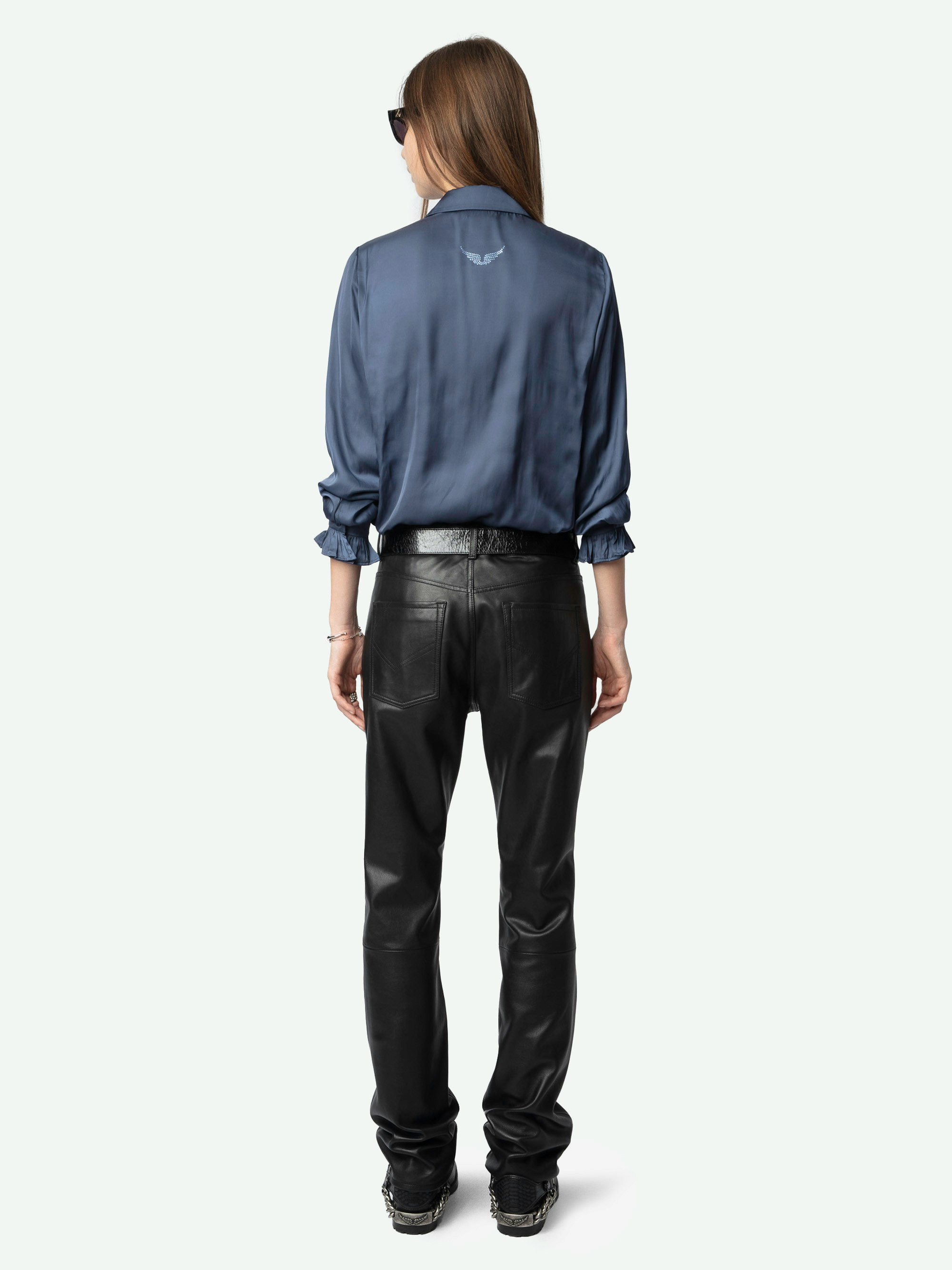 Thely Satin Shirt - 3