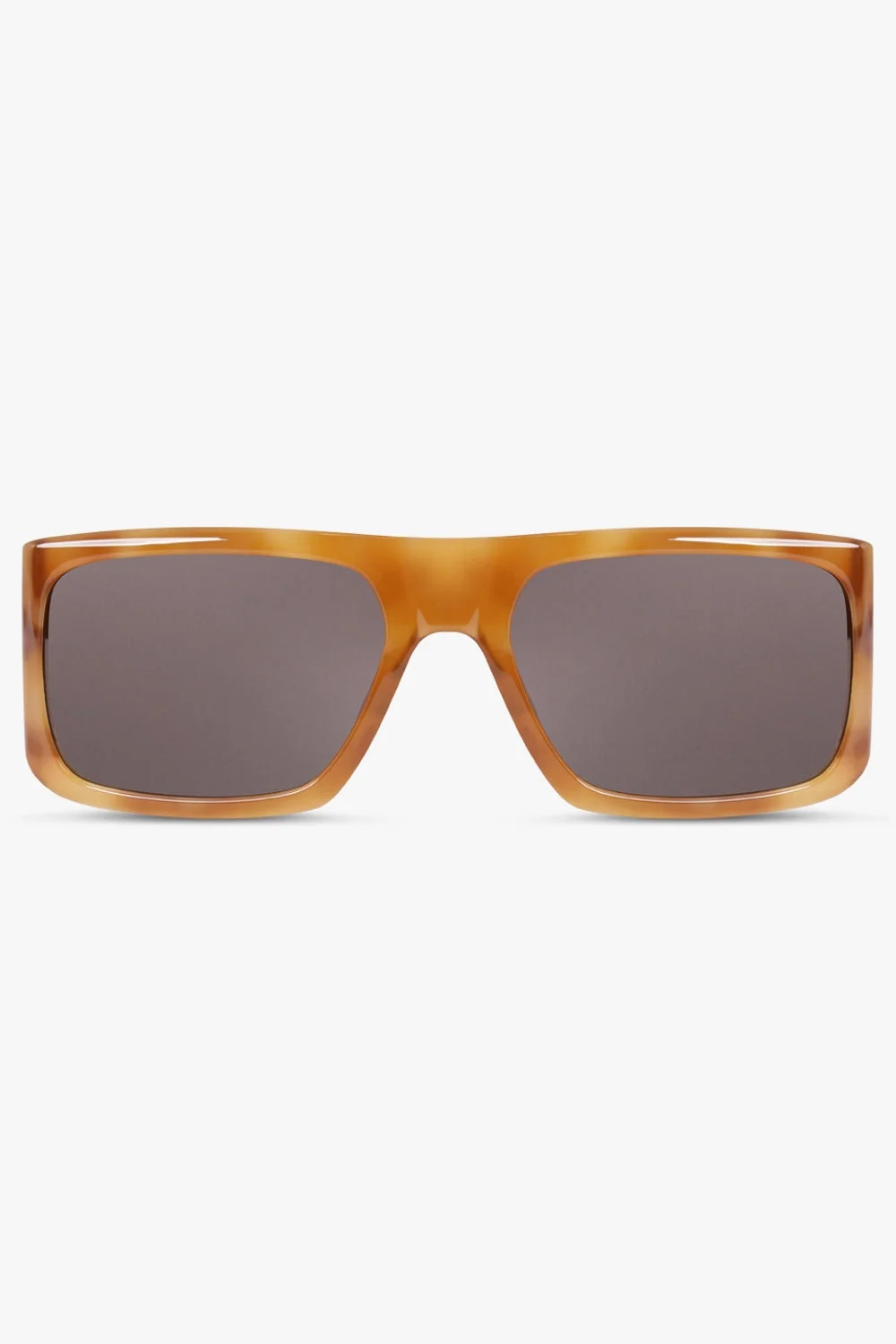 SL 635 SQUARE FRAME TWO TONE SUNGLASSES | BROWN/BLACK - 1