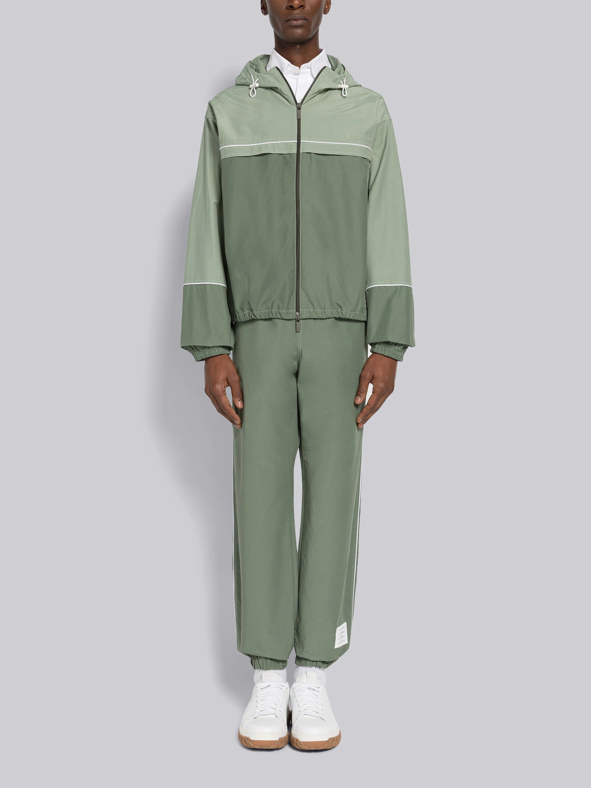 Ripstop Topstitch Track Pants - 4
