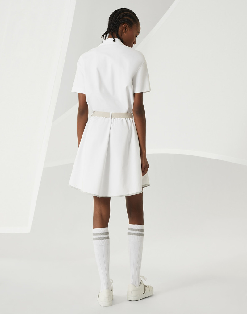 Brunello Cucinelli Couture interlock mini dress with logo outlook