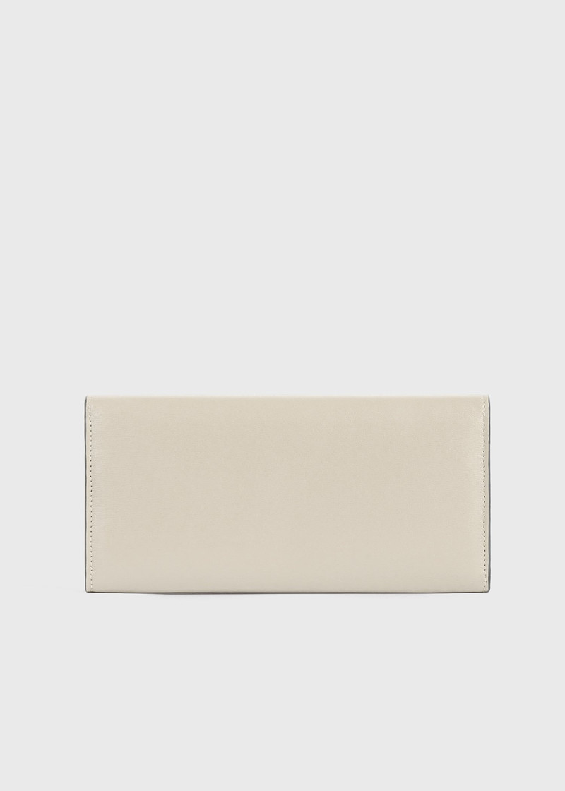 T-lock leather wallet fawn 3